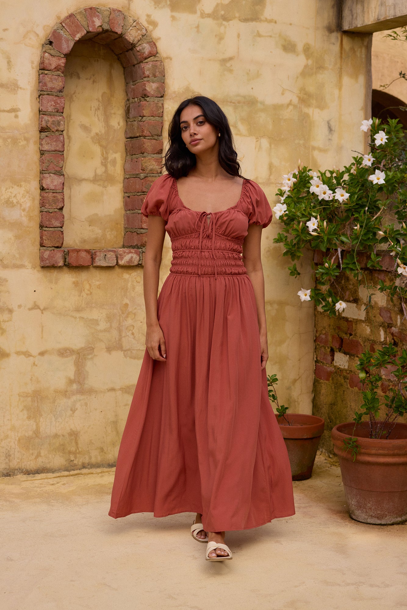 Dusk and Dawn Maxi Dress Brown | Fortunate One Dusk and Dawn Maxi Dress Brown | Fortunate One