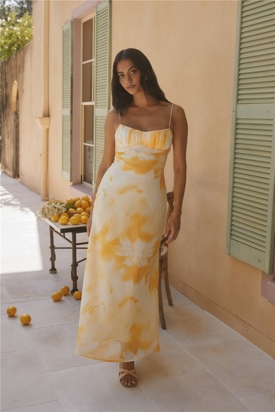 golden hour maxi dress Evening Affair Maxi Dress Golden Hour Boutique Medium / Copper
