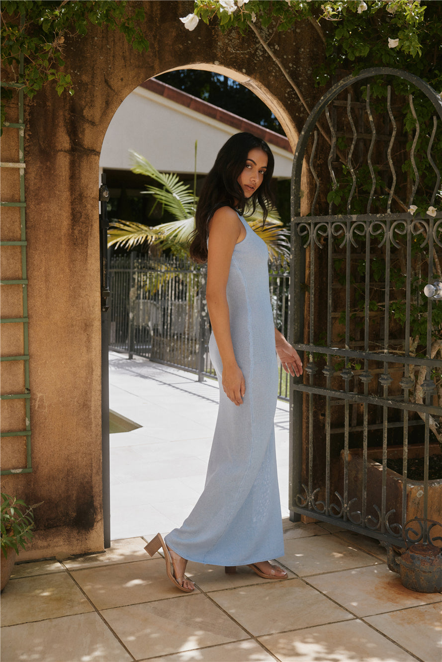 Runaway The Label Adriana Maxi Dress Blue | Fortunate One Runaway The Label Adriana Maxi Dress Blue | Fortunate One