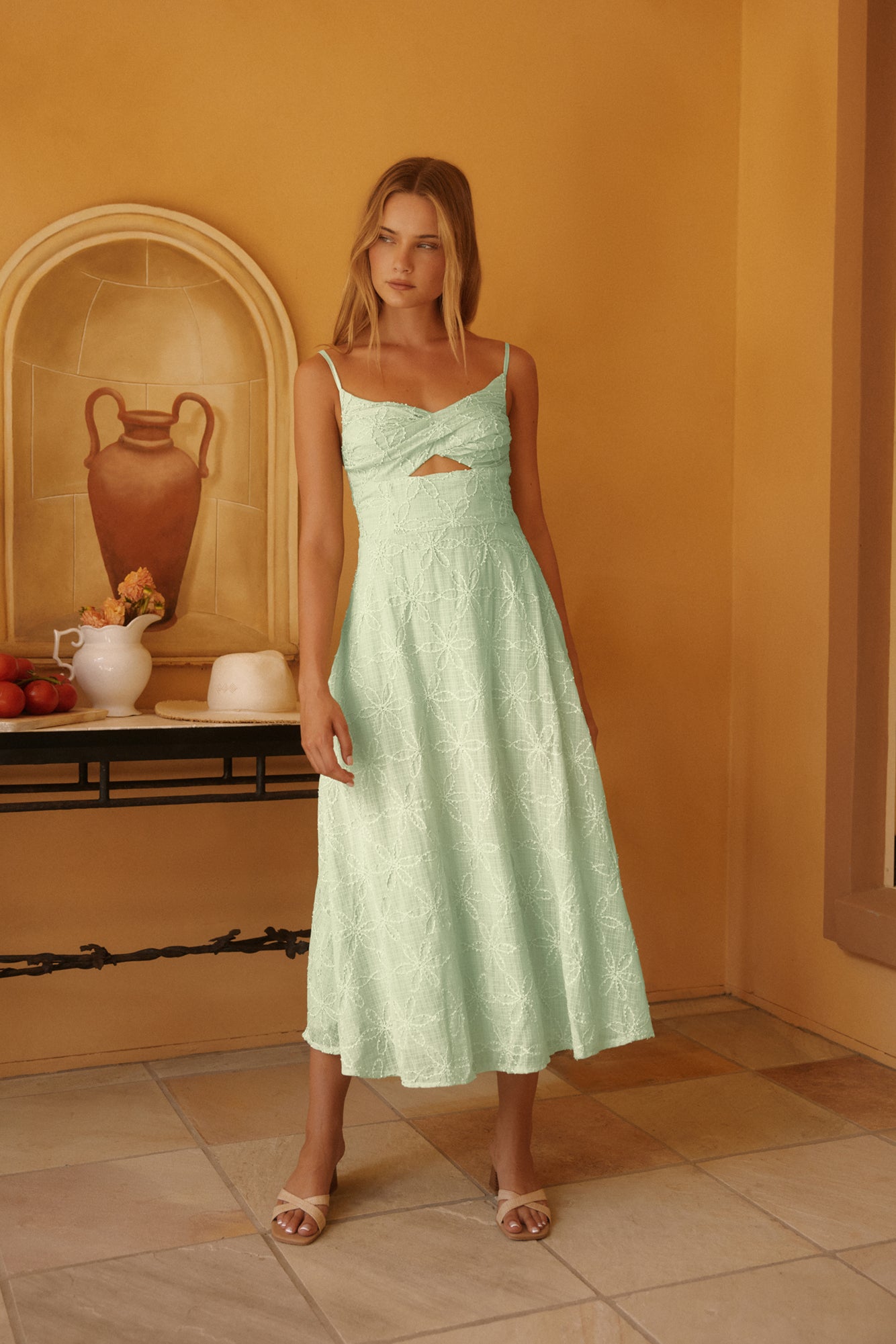 fiora maxi dress Fiona Garden Cascade Maxi Dress