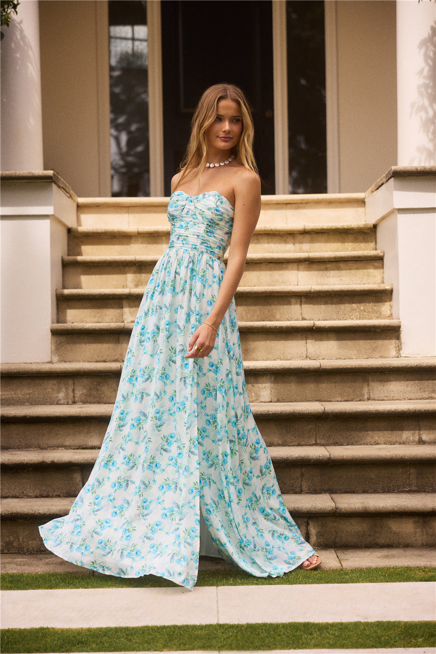 cute strapless maxi dresses Maxi Dress Navy Long Dress Iridessa Strapless Maxi Dress Size 4
