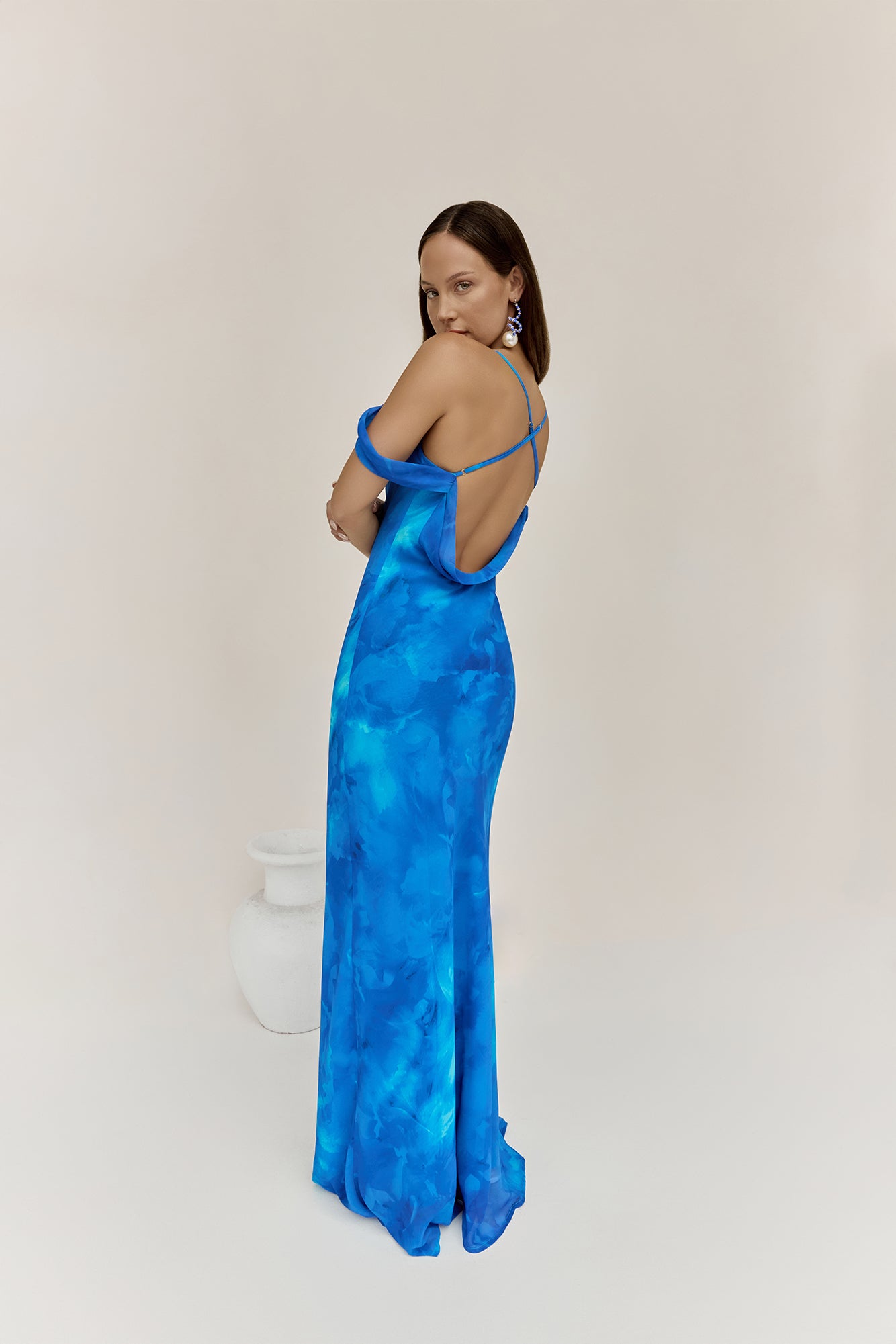 lavoni maxi dress ramona blue The Lavoni Maxi Dress available in Black & Ramona Blue