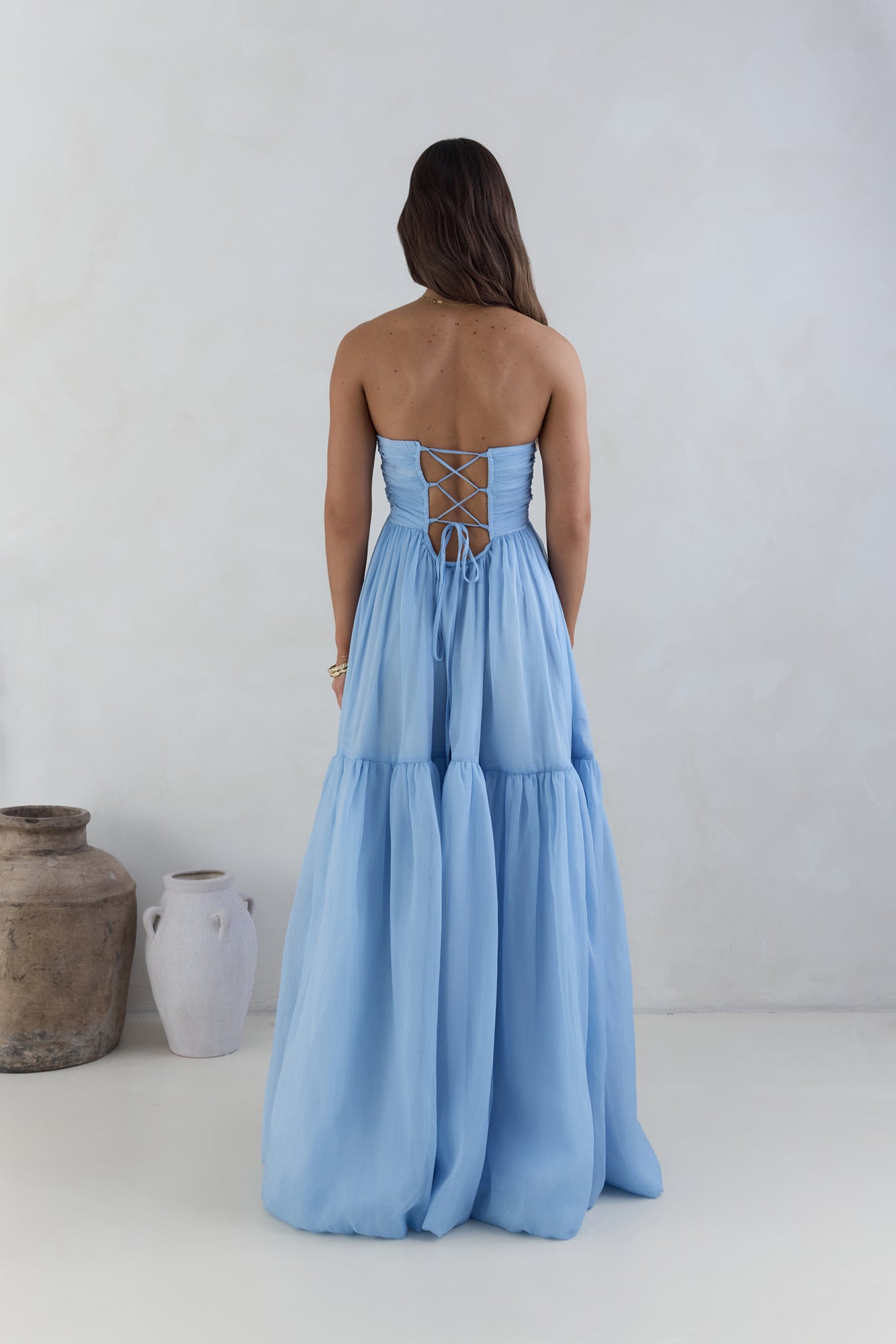 Unforgettable Style Strapless Maxi Dress Blue | Fortunate One Unforgettable Style Strapless Maxi Dress Blue | Fortunate One