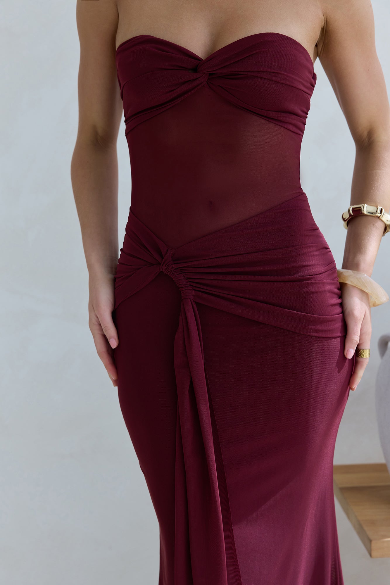 Can't Get Enough Strapless Maxi Dress Burgundy Size M from Hello Molly - Bridesmaid Dresses Can't Get Enough Strapless Maxi Dress Burgundy Size M from Hello Molly - Bridesmaid Dresses