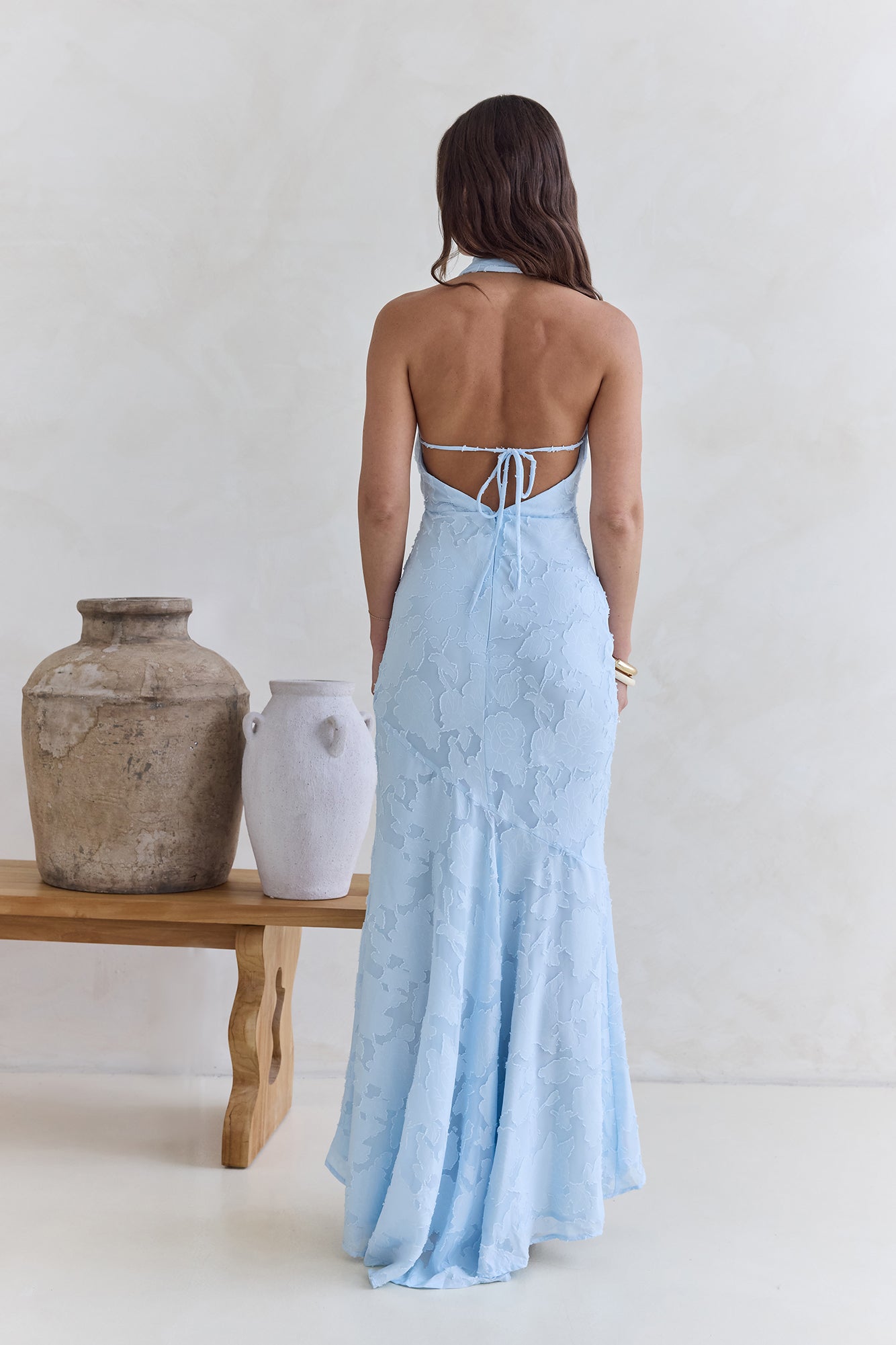More And More Halter Maxi Dress Blue | Fortunate One More And More Halter Maxi Dress Blue | Fortunate One
