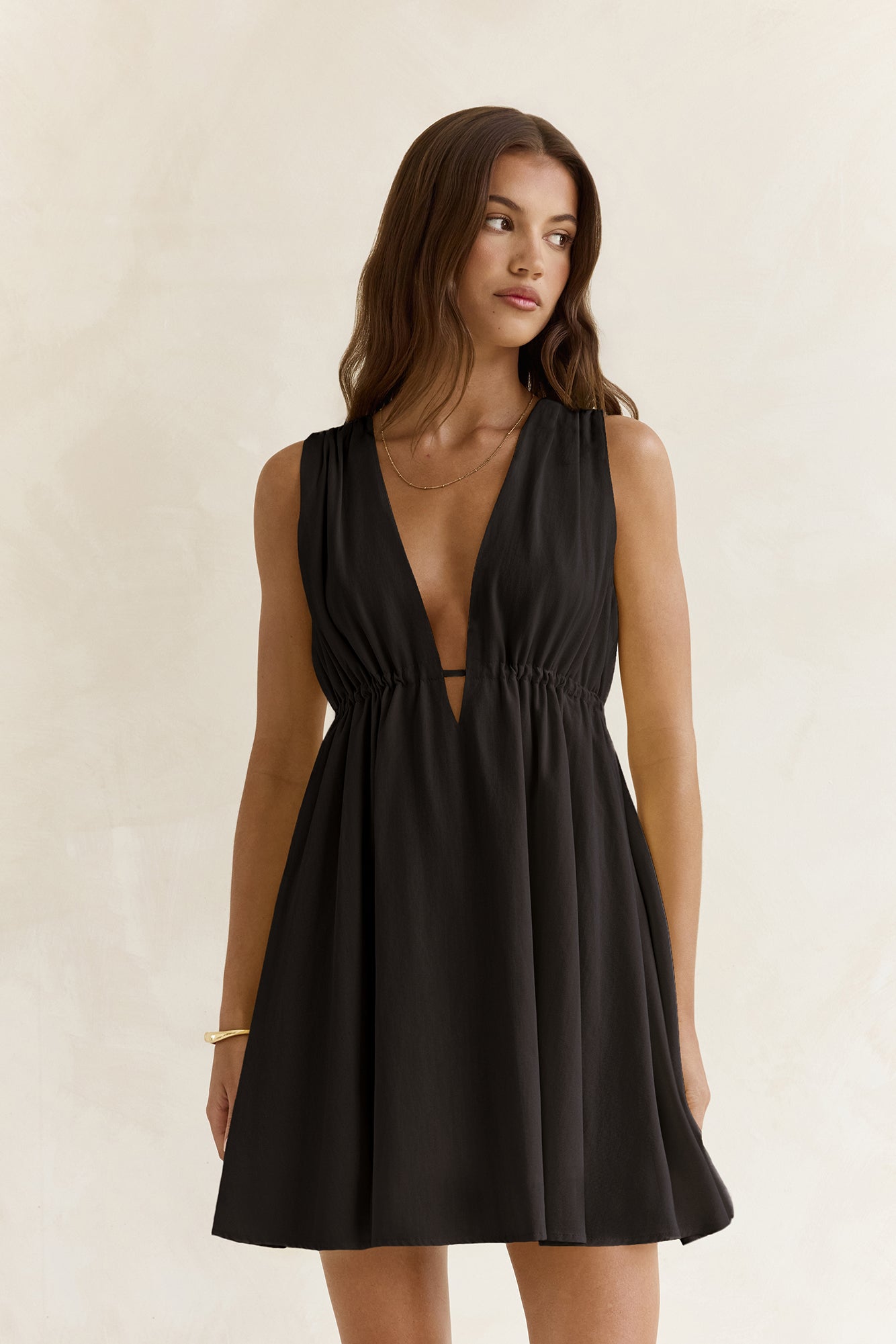 black sun dress Soaked Vibe Maxi up sundress designed for gothic summer styling that moves between casual days and nights out with ease L*Space Under The Sun Dress