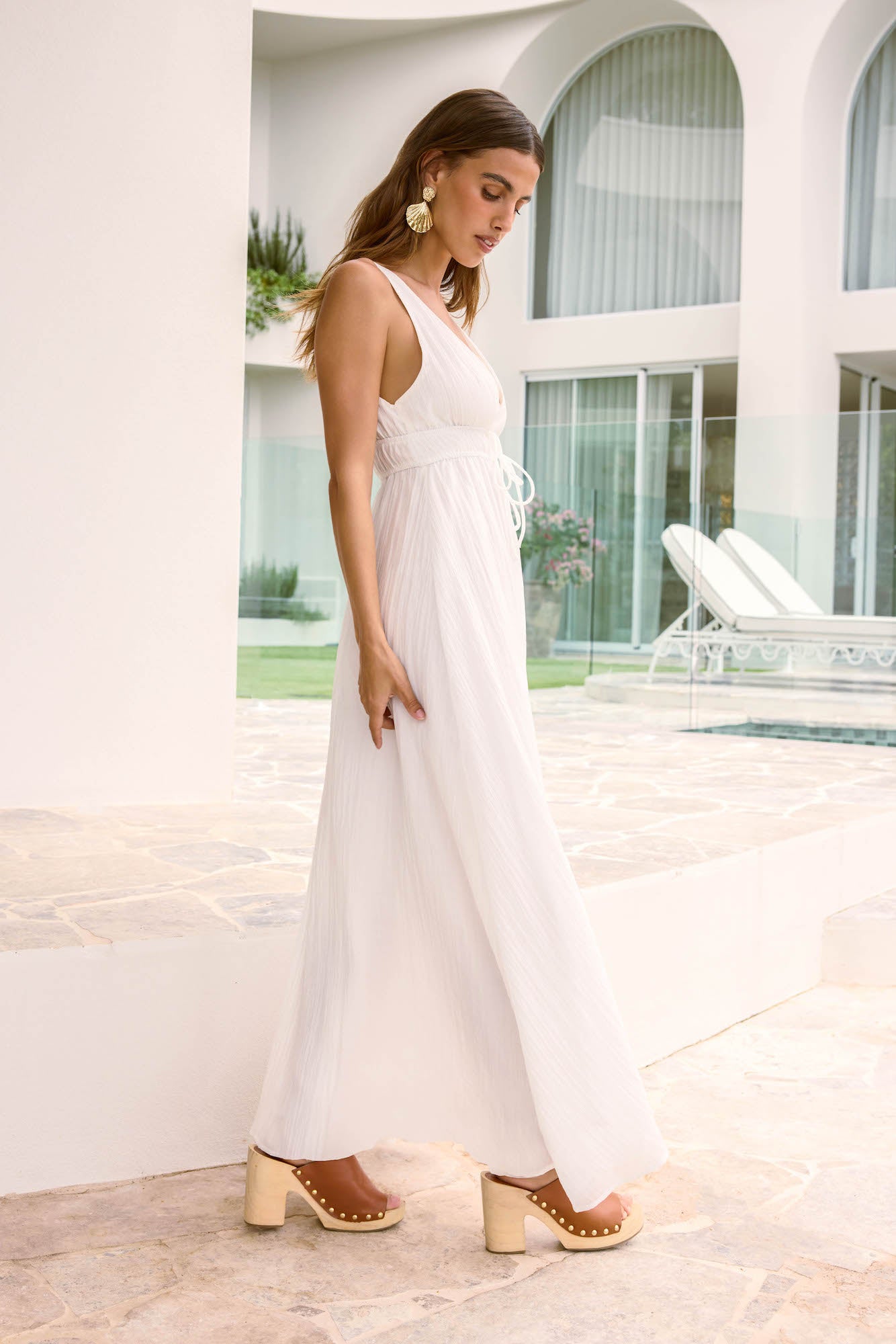 white boutique dresses ECB Exclusive: Most Admired Maxi Dress , White XS