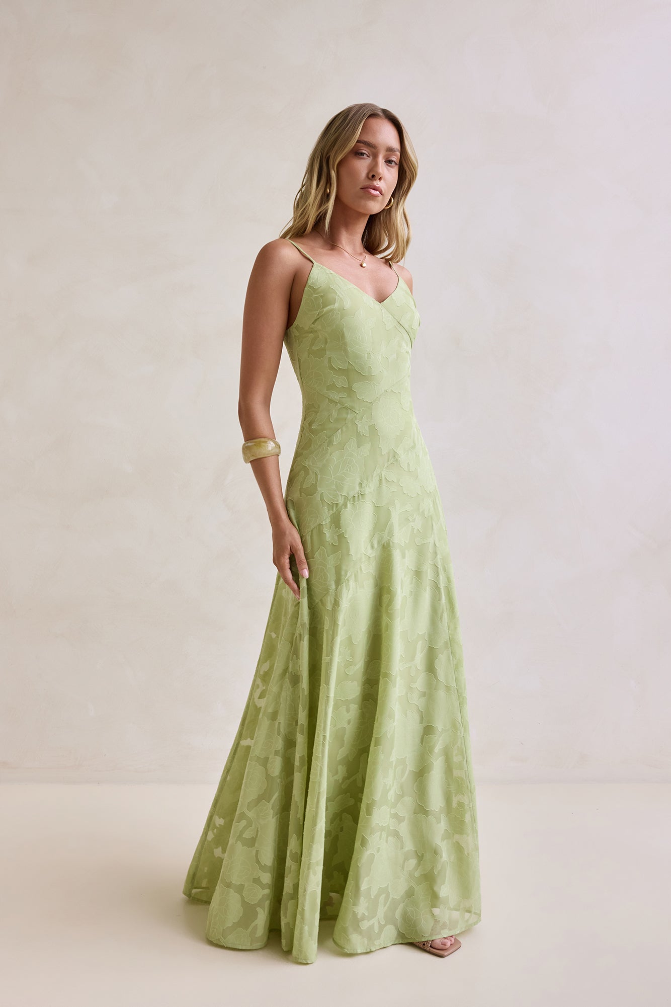 Dancing Spark Maxi Dress Sage