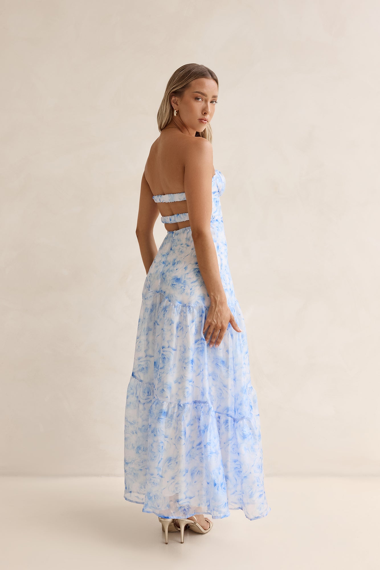 Ocean Blue Strapless Maxi Dress Blue Size XS Ocean Blue Strapless Maxi Dress Blue Size XS