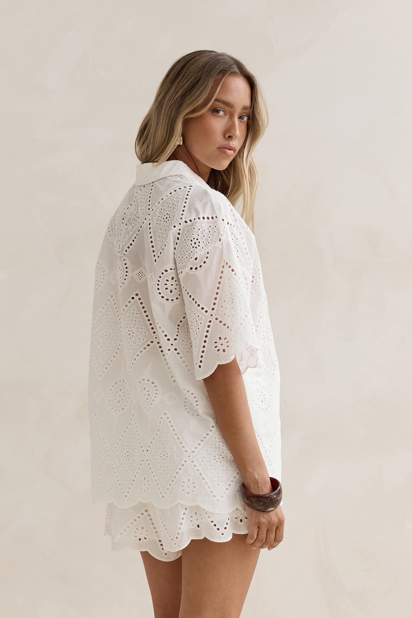 White As Snow Shorts White