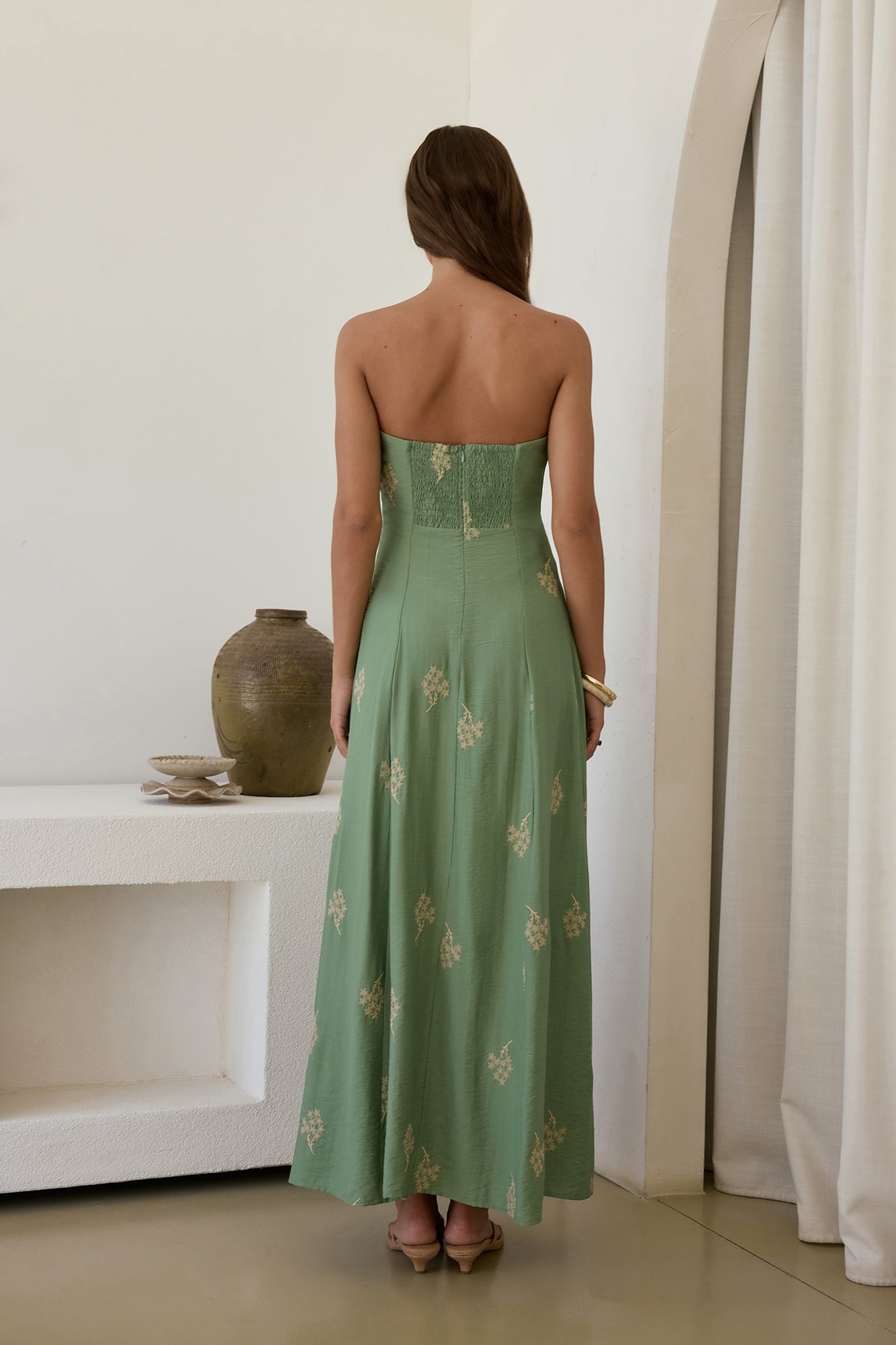 adano maxi dress green Main character moments in 'Adano Maxi Dress' Green as seen on @dekota_thompson #fortunateone