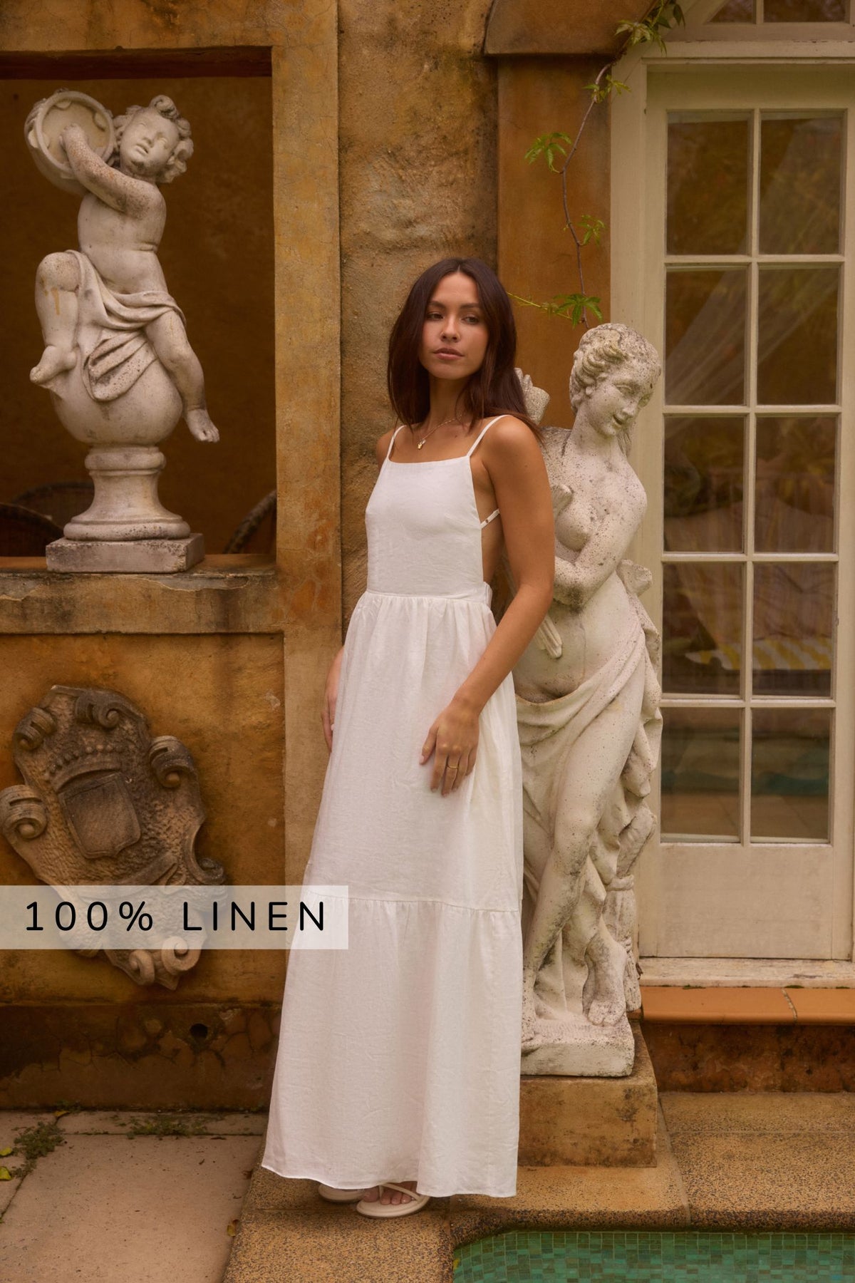 100 linen dresses Fortunate One princess_gown to dress for spring Hot Pink Flow and SIZ:35