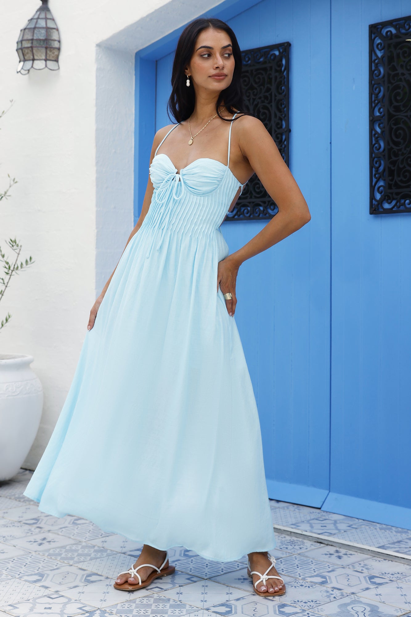 Summer Dreaming Maxi Dress Blue | Fortunate One Summer Dreaming Maxi Dress Blue | Fortunate One