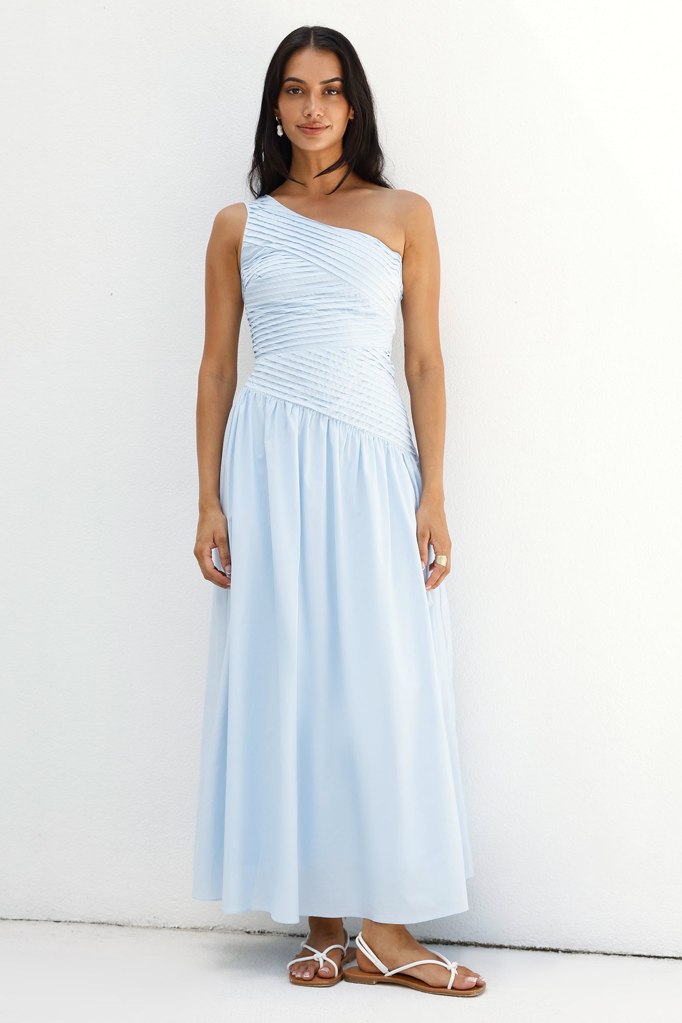 lexi one shoulder dress Samira Dress - Orion Blue, AU/UK 6