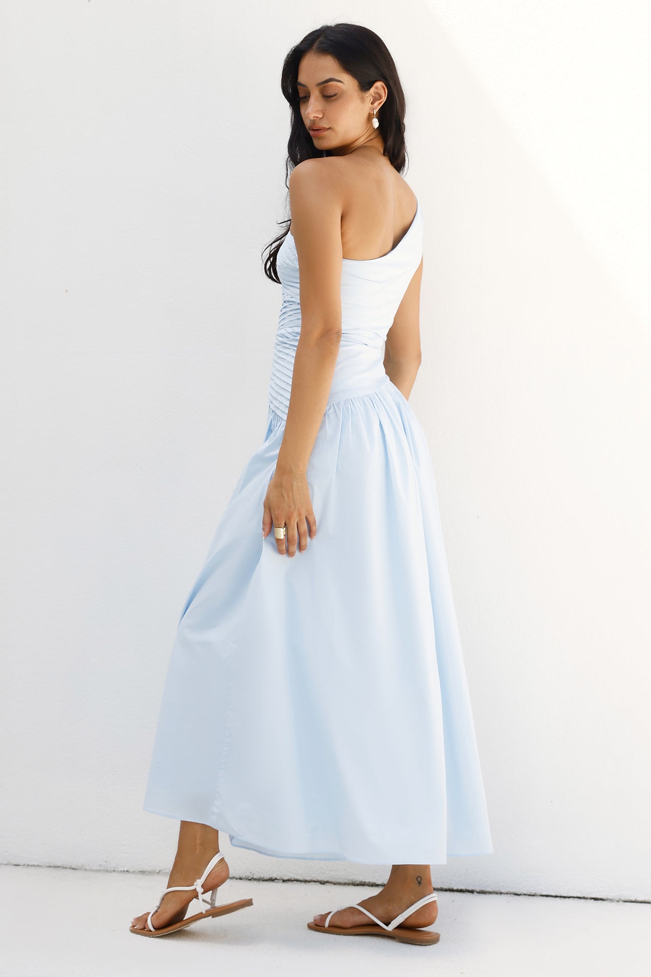lexi one shoulder dress Samira Dress - Orion Blue, AU/UK 6