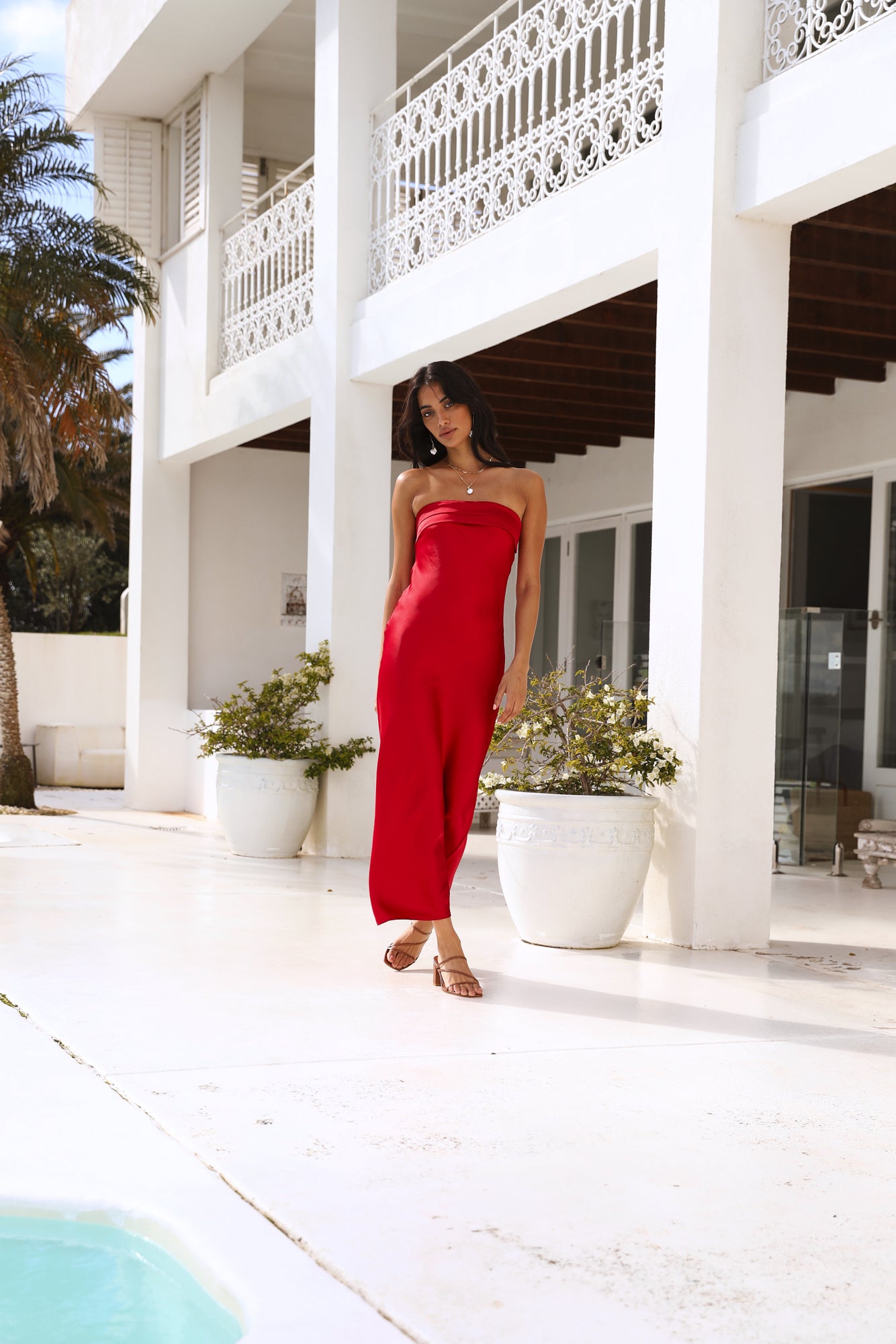 Gleam In Gold Maxi Dress Red | Fortunate One Gleam In Gold Maxi Dress Red | Fortunate One