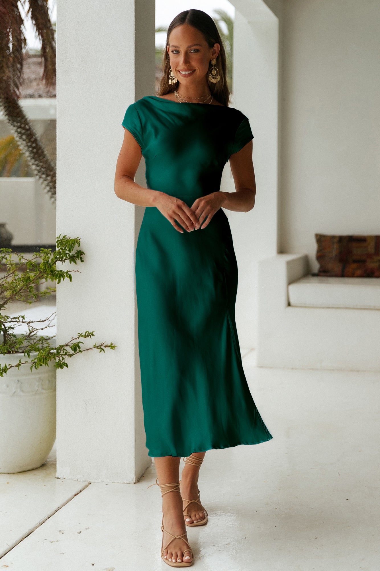 One Last Song Maxi Dress Forest Green Size S One Last Song Maxi Dress Forest Green Size S