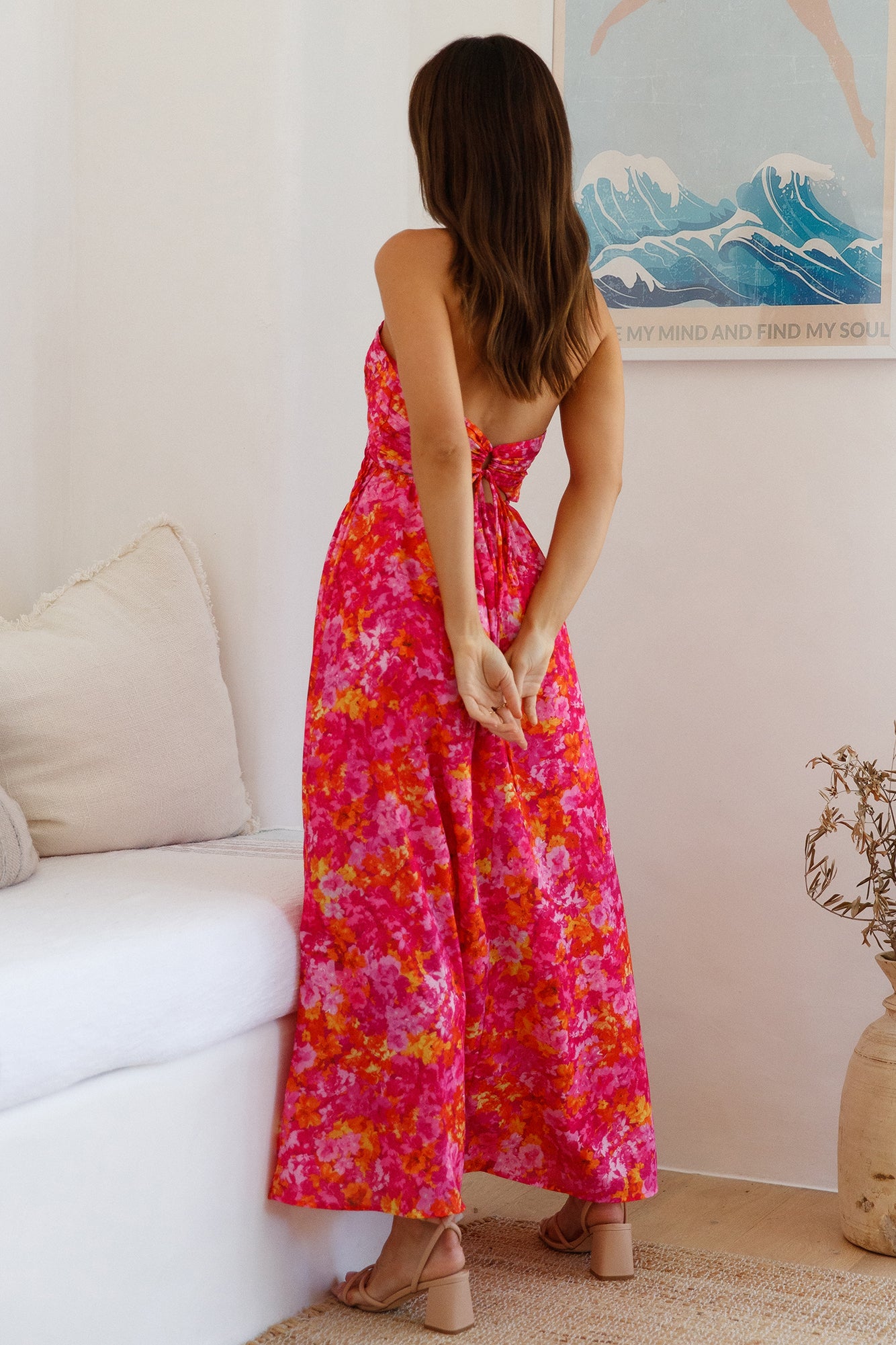 two worlds one heart maxi dress rose gold Lovers and Friends Rossa Maxi Dress in Light Pink