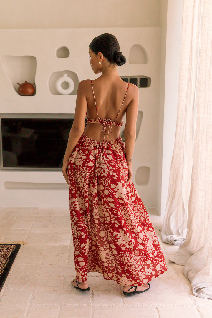 EMBER GARDEN WOVEN MAXI DRESS main image 0