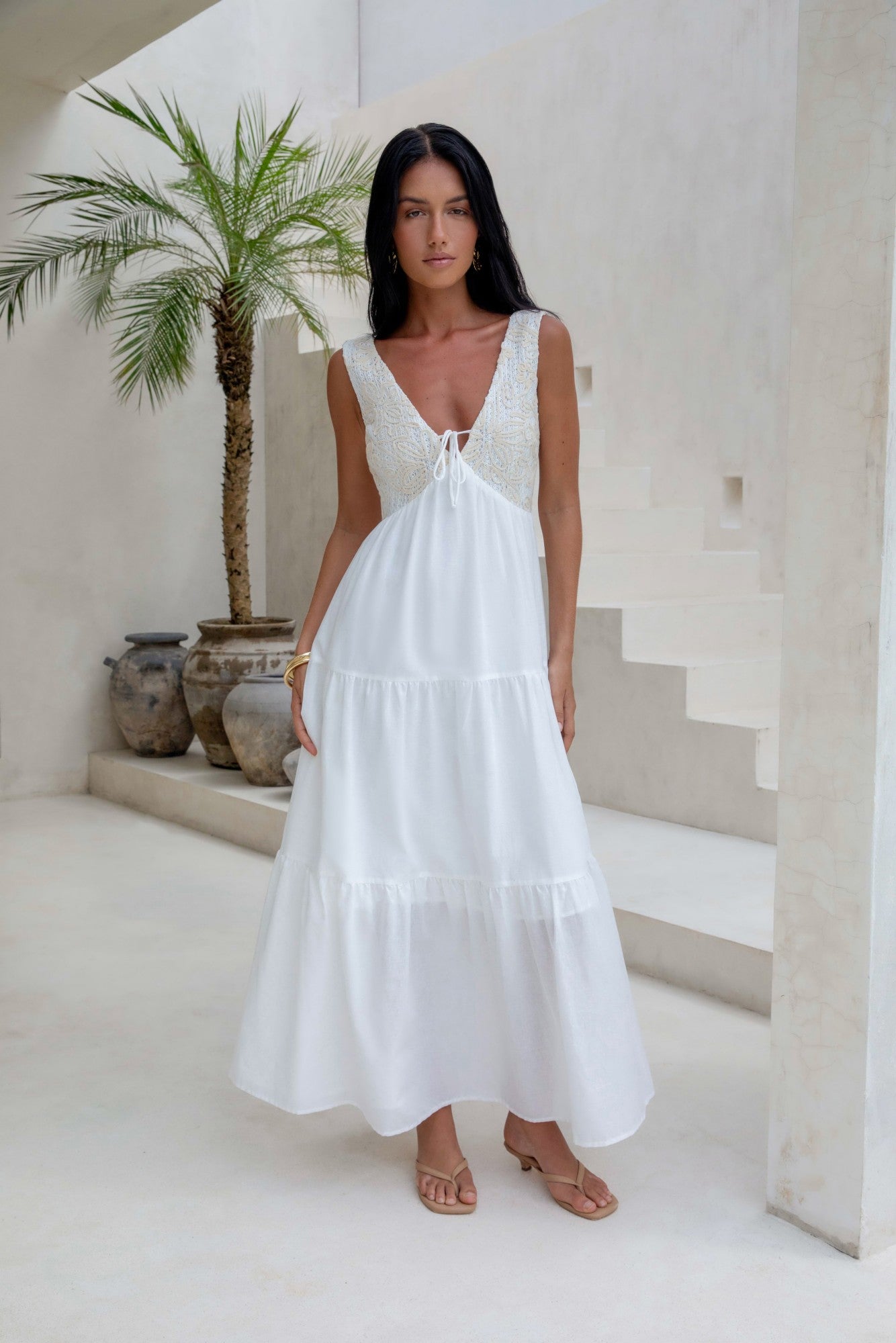 cute beach maxi dresses Living On The Edge Pink Ombre Maxi Dress – Shop the Mint main image 0