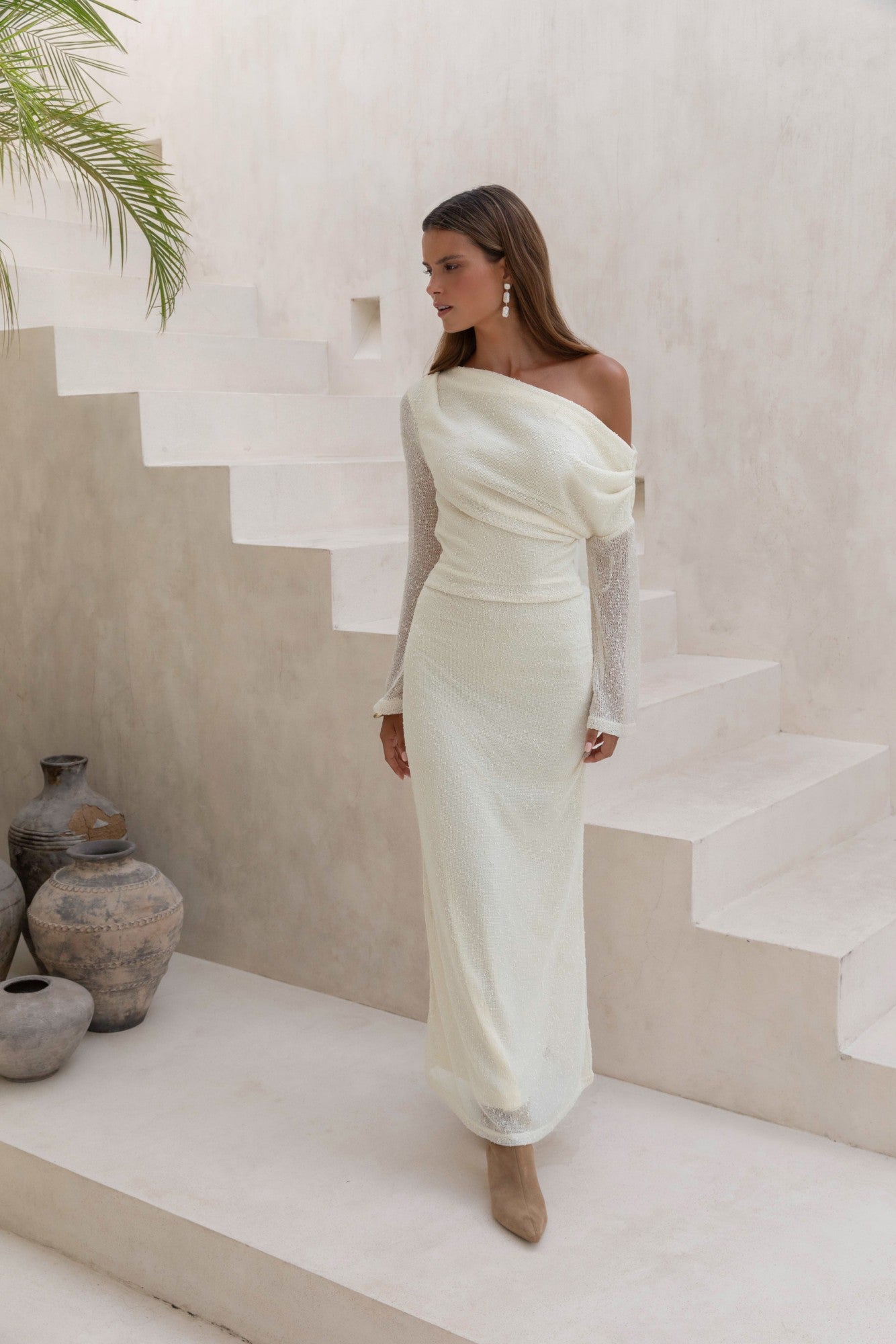 Beige Maxi Dresses For Women | Fortunate One Beige Maxi Dresses For Women | Fortunate One