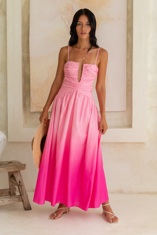 Carmel Maxi Dress - Pink