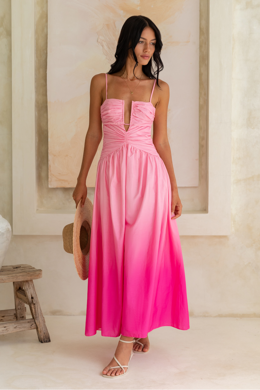 Caramel Latte Maxi Dress Pink | Fortunate One Caramel Latte Maxi Dress Pink | Fortunate One