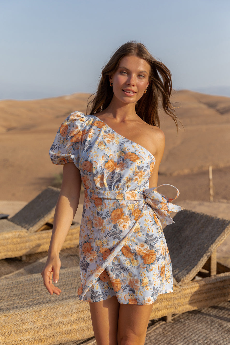 Flowers Of The Sun Dress Blue Size XS Flowers Of The Sun Dress Blue Size XS