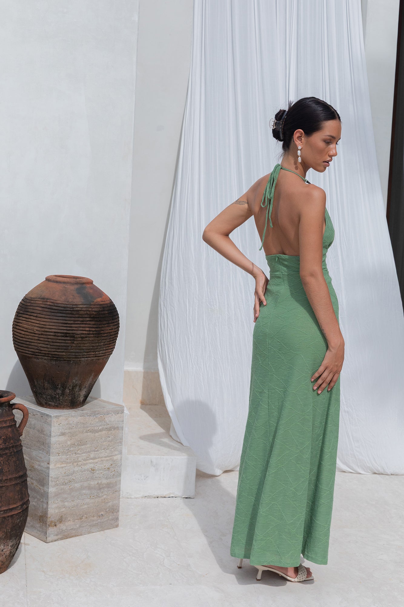 Adano Maxi Dress Green | Fortunate One Adano Maxi Dress Green | Fortunate One