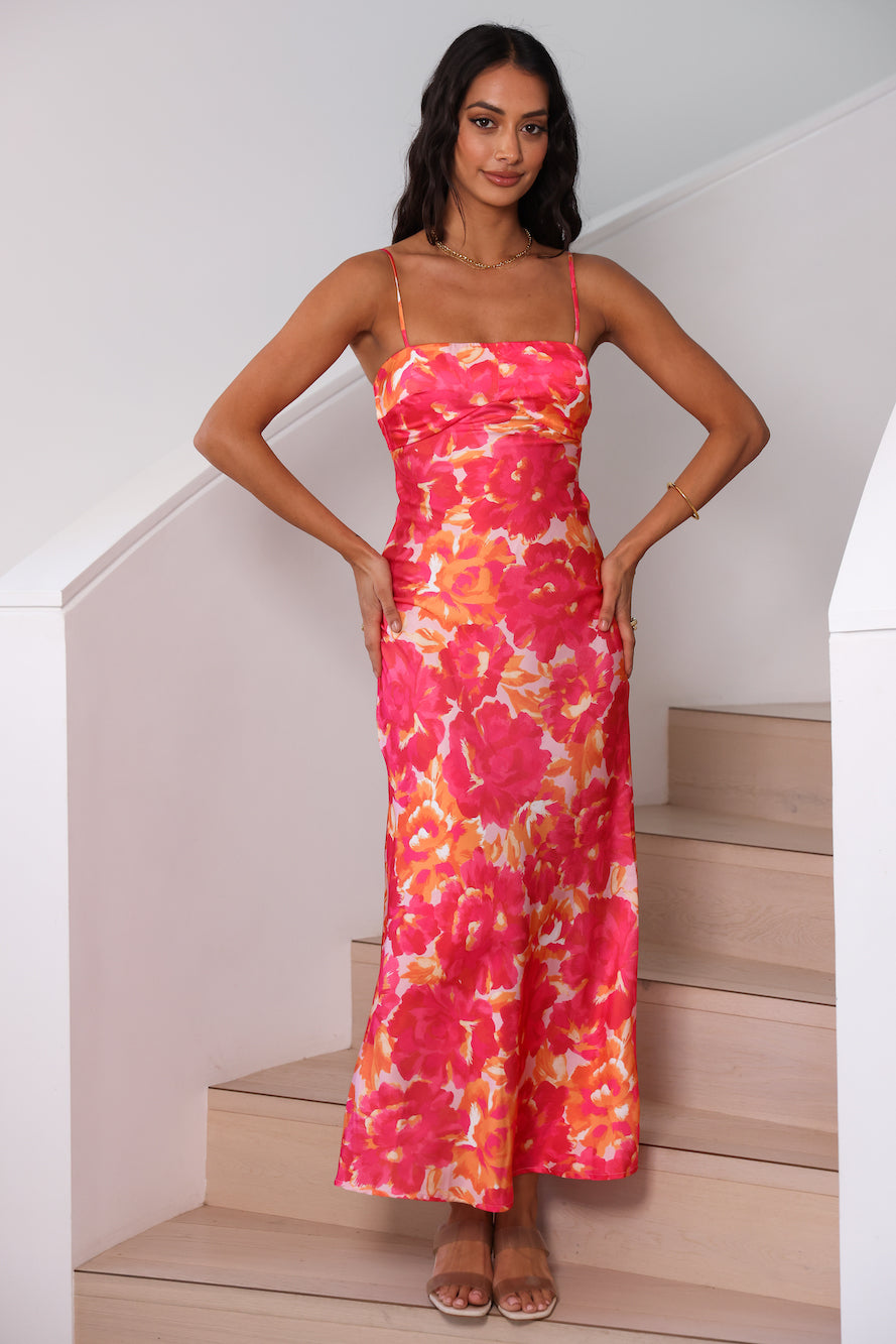 haze midi dress Starry Haze Midi Dress Pink Size XS