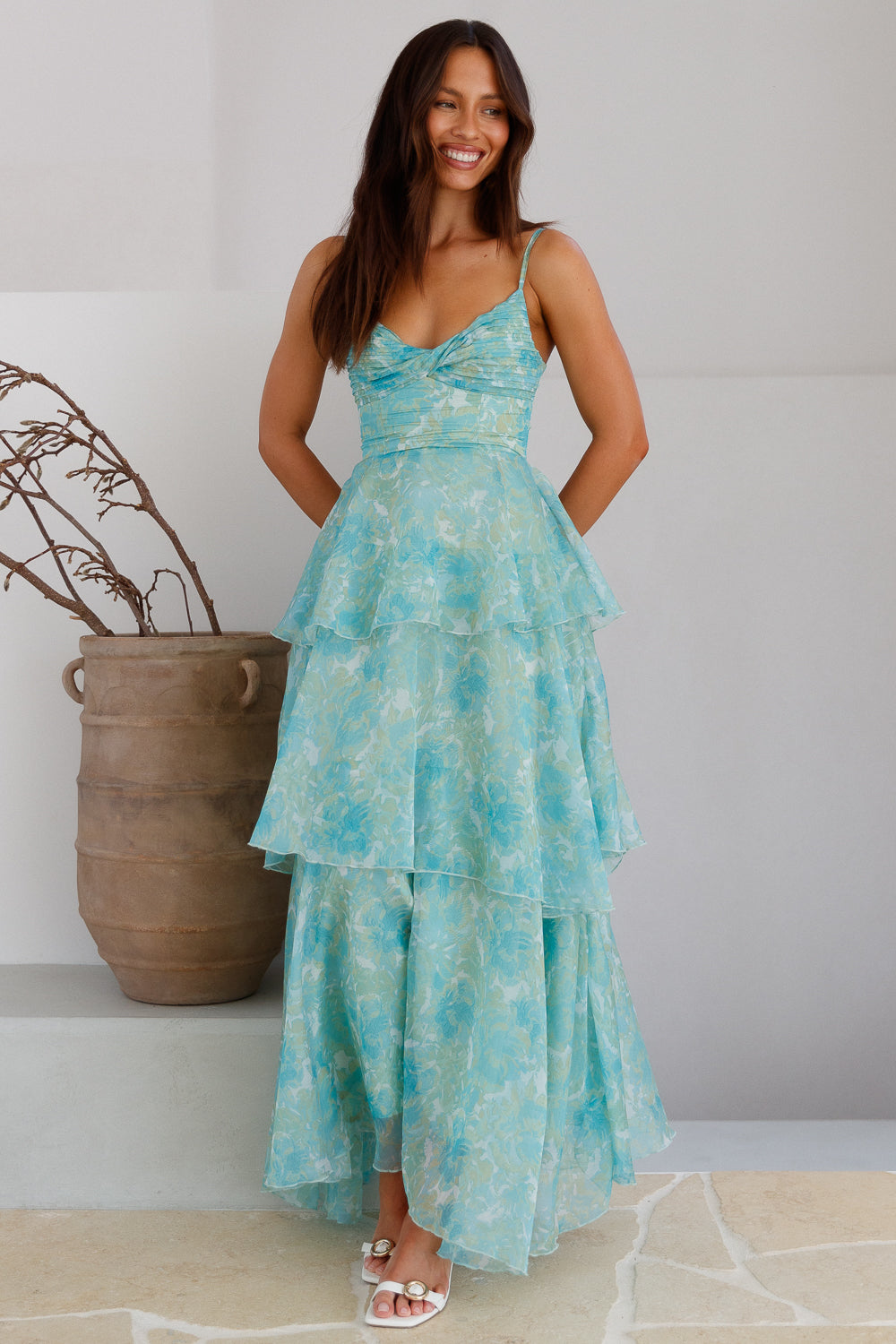 Cascata Maxi Dress Mint Cascata Maxi Dress Mint