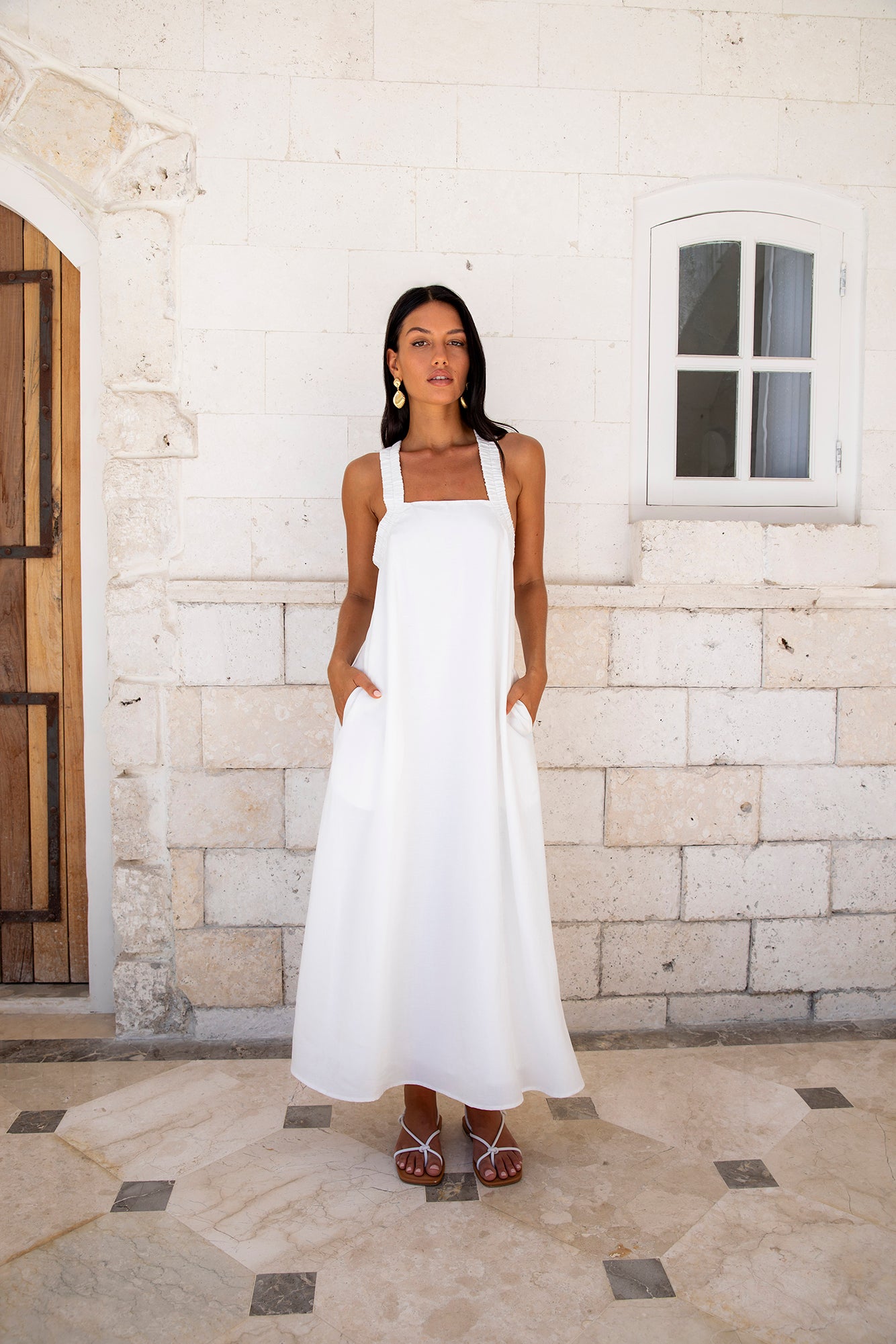 Dear Eclipse Maxi Dress White | Fortunate One Dear Eclipse Maxi Dress White | Fortunate One