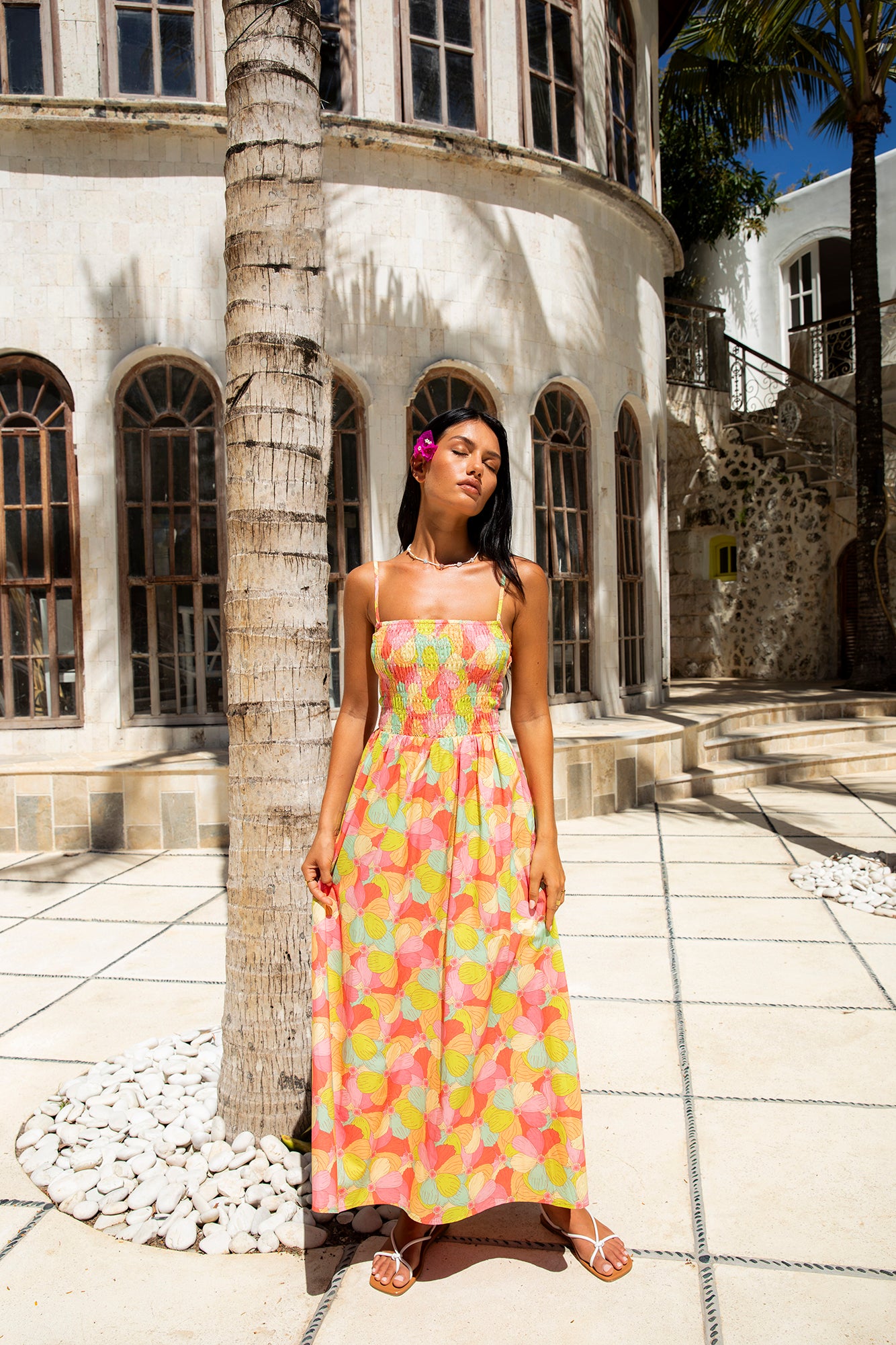 In Bloom Maxi Dress Floral Size S