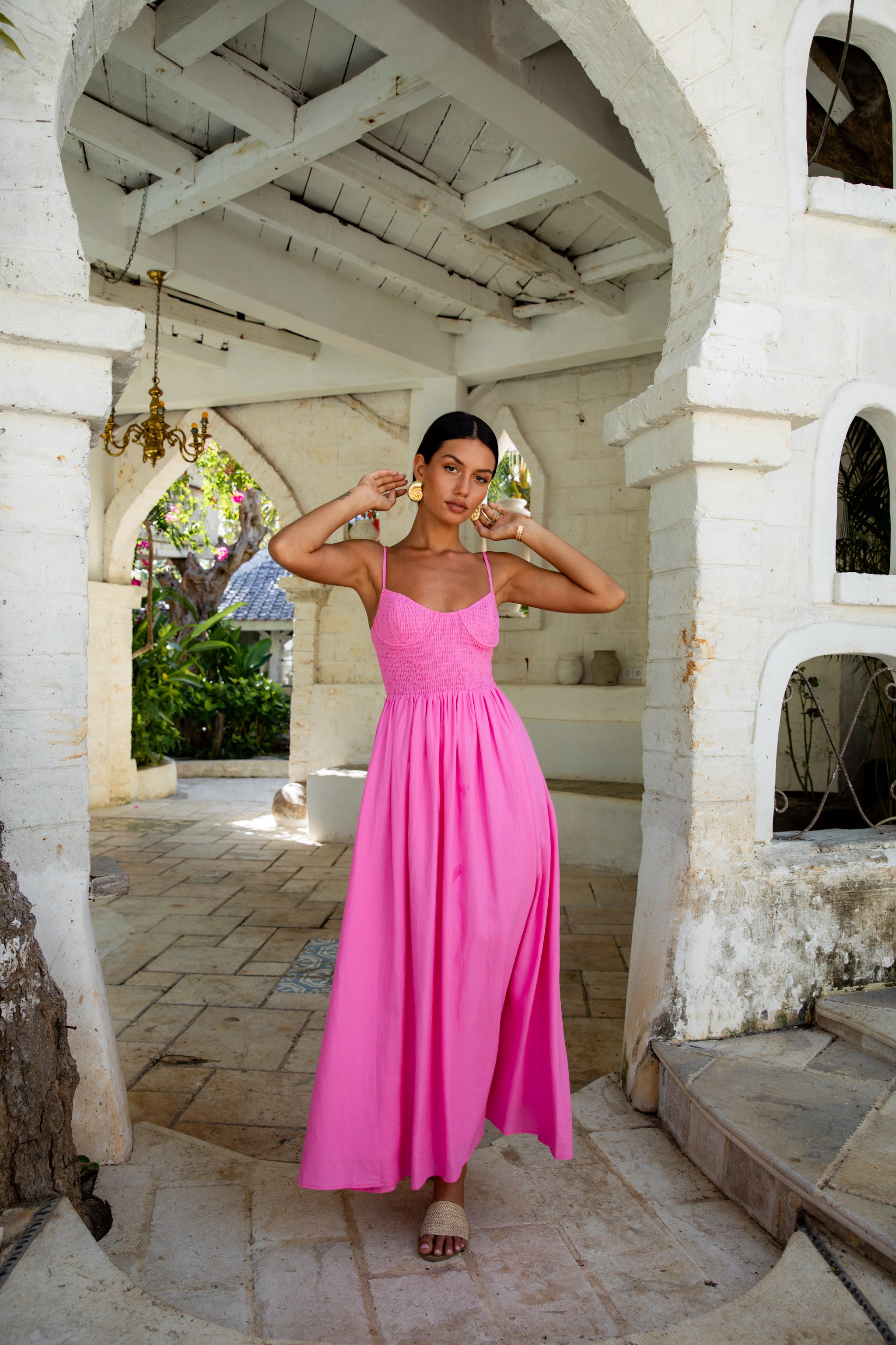 FORTUNATE ONE Blushing Lovers Maxi Dress Pink | Fortunate One FORTUNATE ONE Blushing Lovers Maxi Dress Pink | Fortunate One
