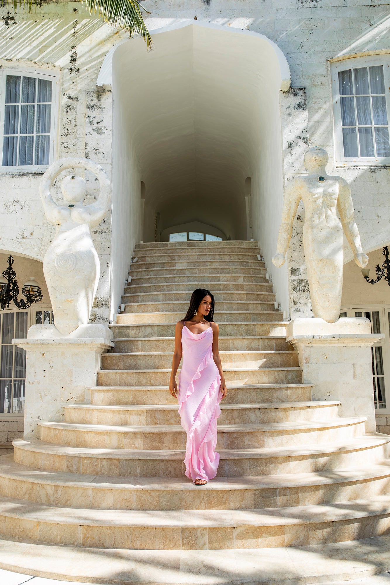Romantic Flare Maxi Dress Pink | Fortunate One Romantic Flare Maxi Dress Pink | Fortunate One