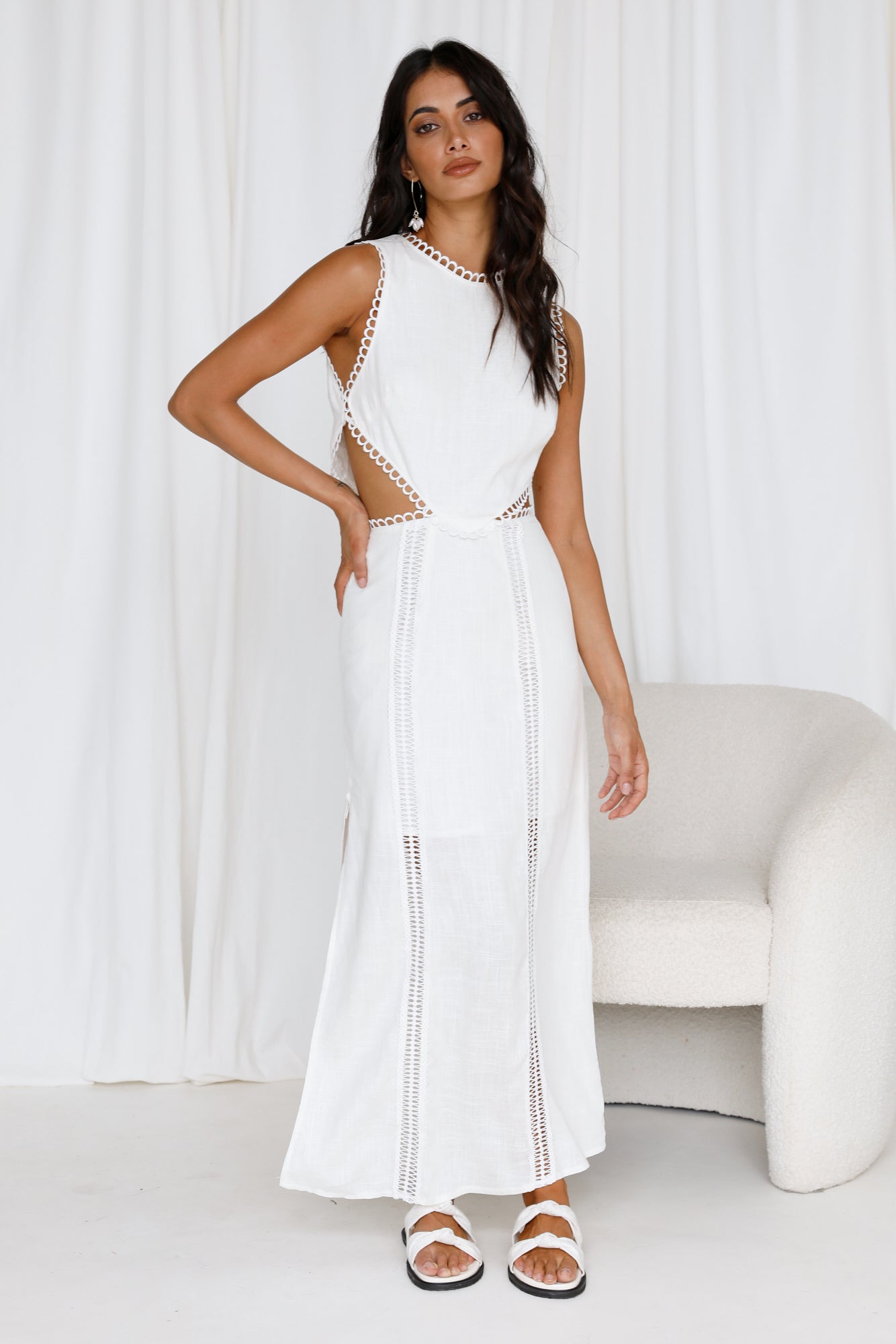 Meaning Of Love Maxi Dress White Meaning Of Love Maxi Dress White