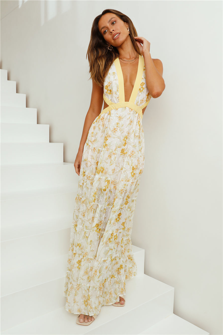 hello molly yellow dress Serenity Mini Voice Over Dress Yellow -
