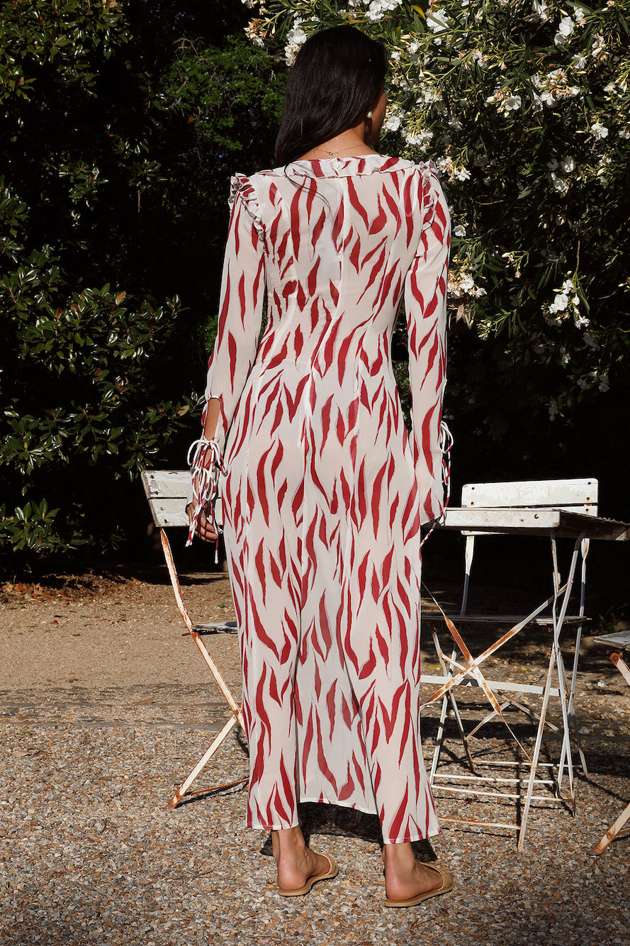 Solo Traveller Maxi Dress Red | Fortunate One Solo Traveller Maxi Dress Red | Fortunate One