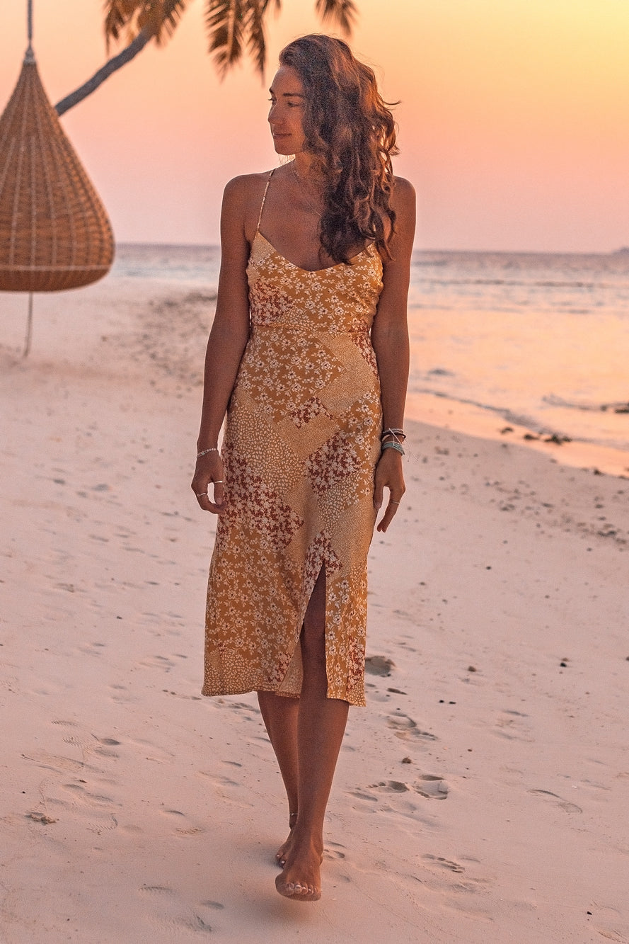 whitney midi dress The Whitney Dress Ecru / XS