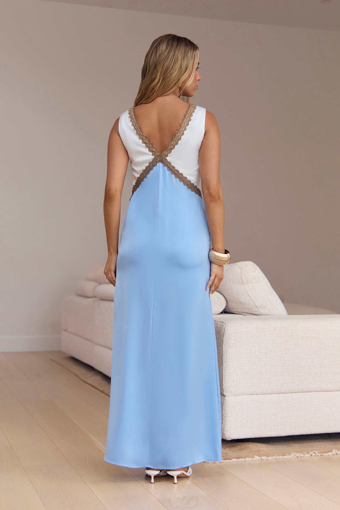 Pocket Of Sunshine Slip Maxi Dress Blue Pocket Of Sunshine Slip Maxi Dress Blue