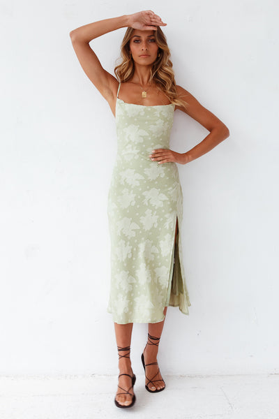 leora midi dress orange LEORA DRESS