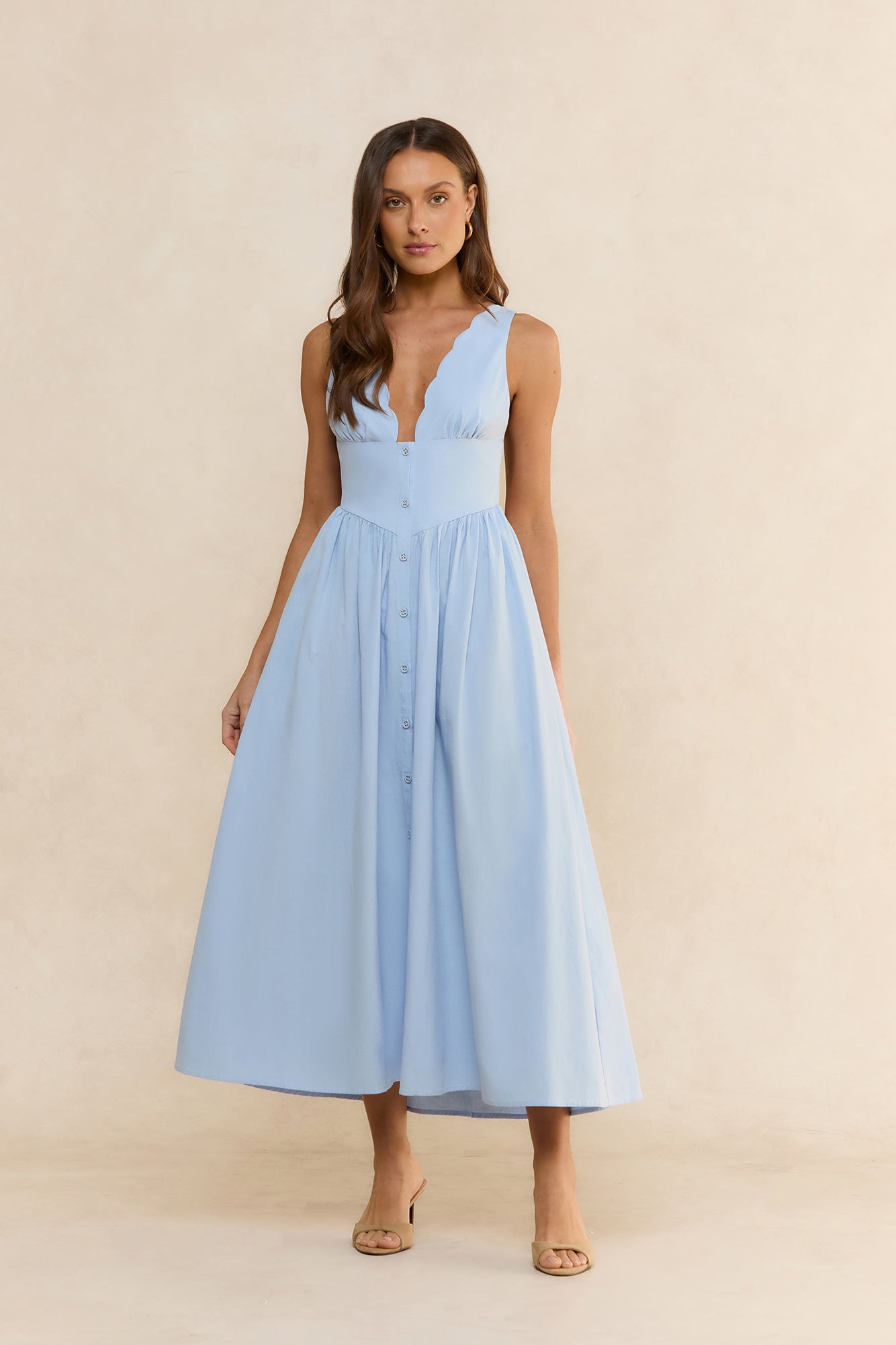 Chasing Daylight Maxi Dress Blue
