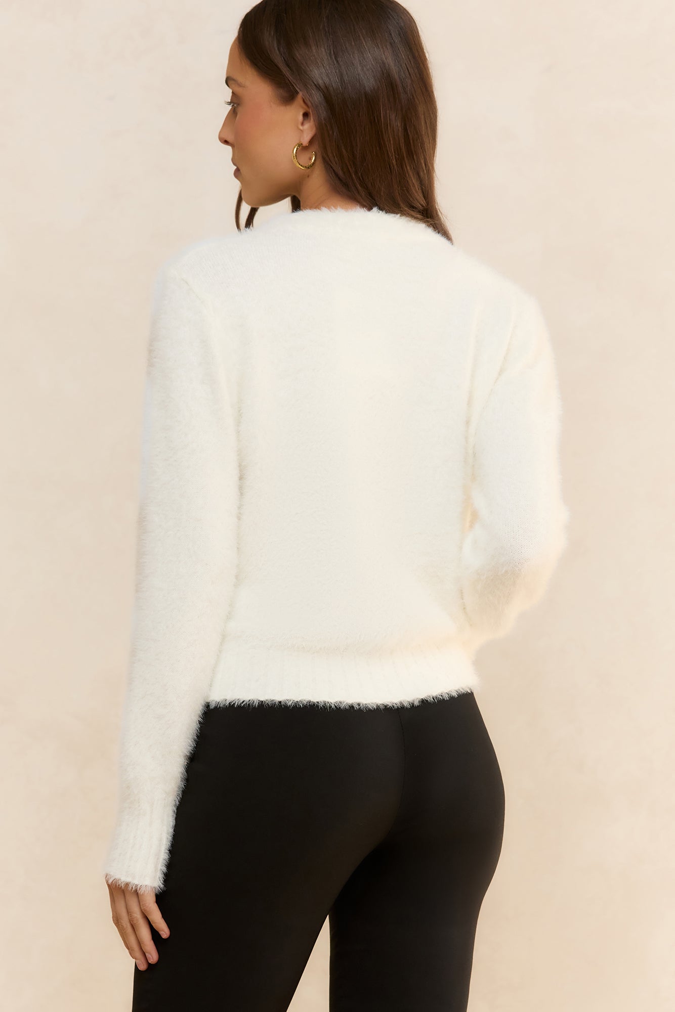 Cosy Moments Knit Sweater White
