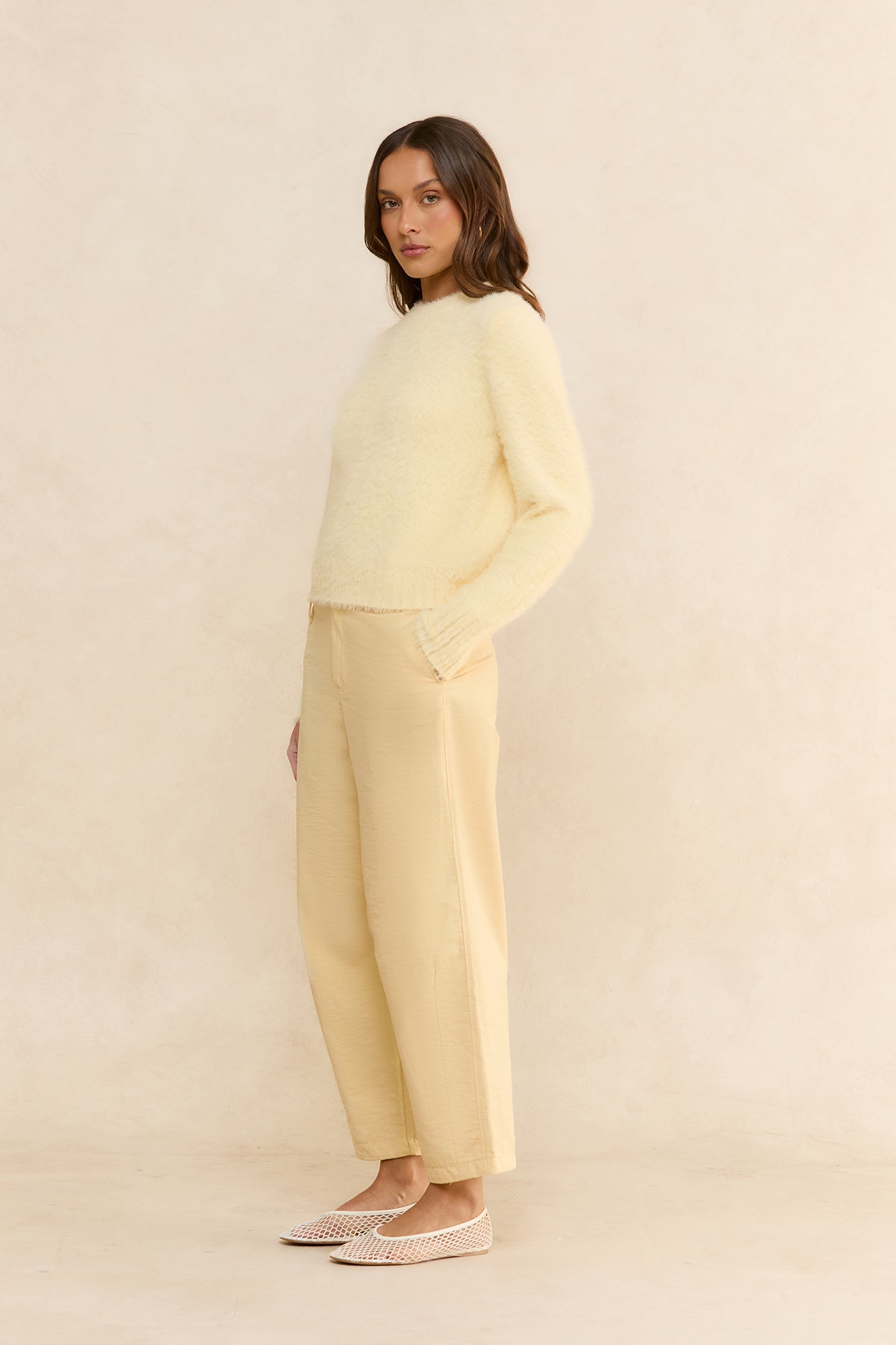 Cosy Moments Knit Sweater Yellow