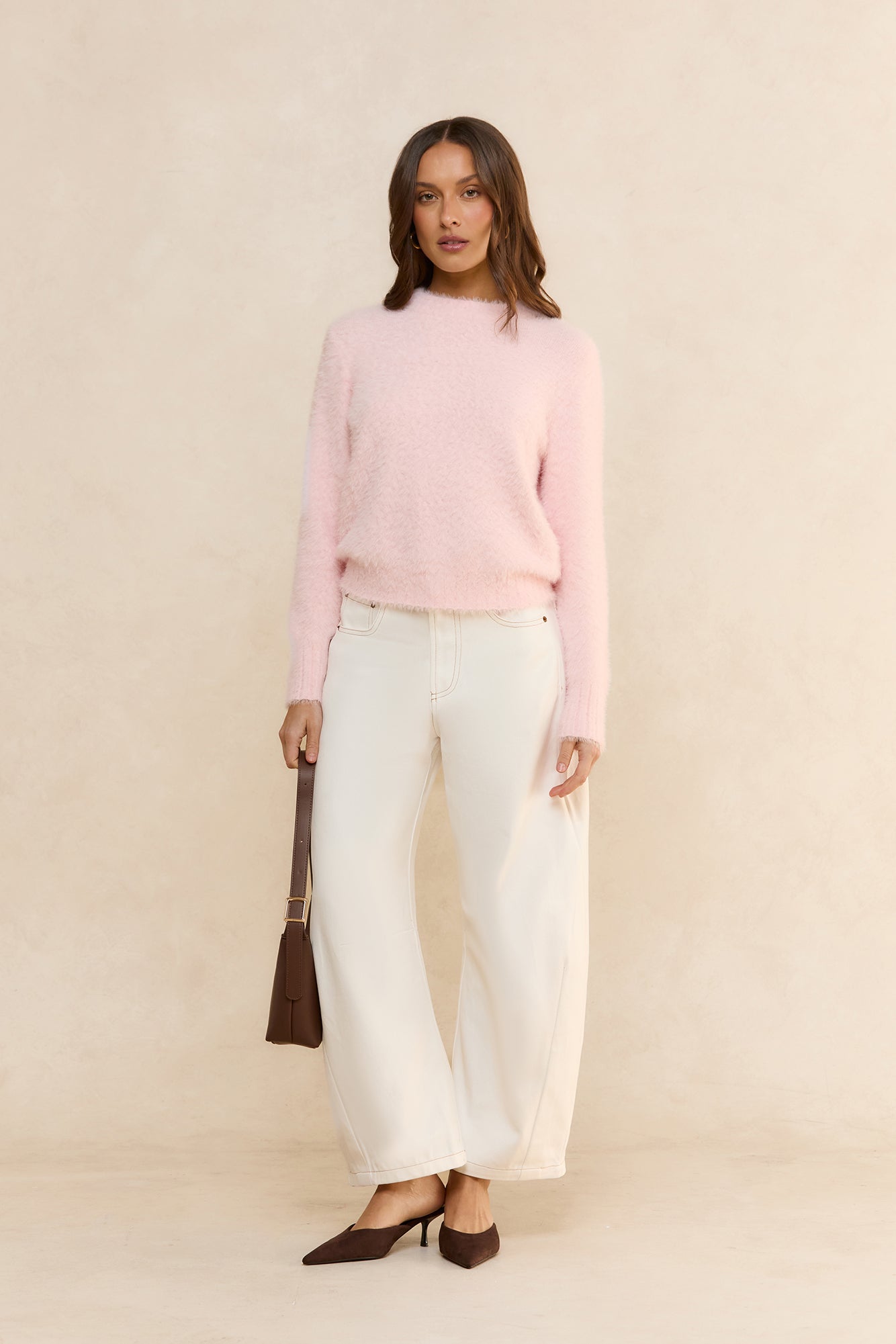 Cosy Moments Knit Sweater Pink