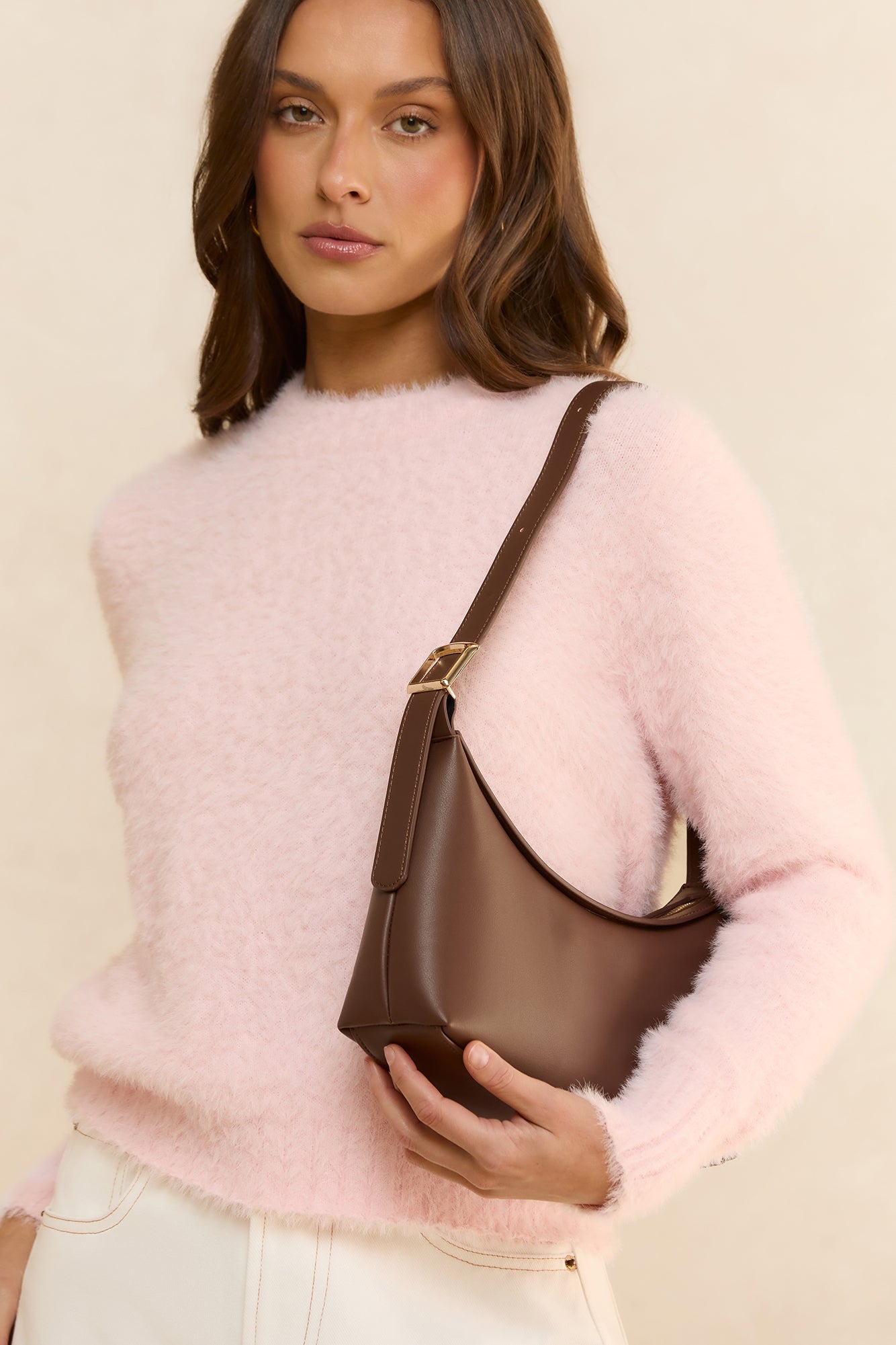 City Stroll Shoulder Bag Brown