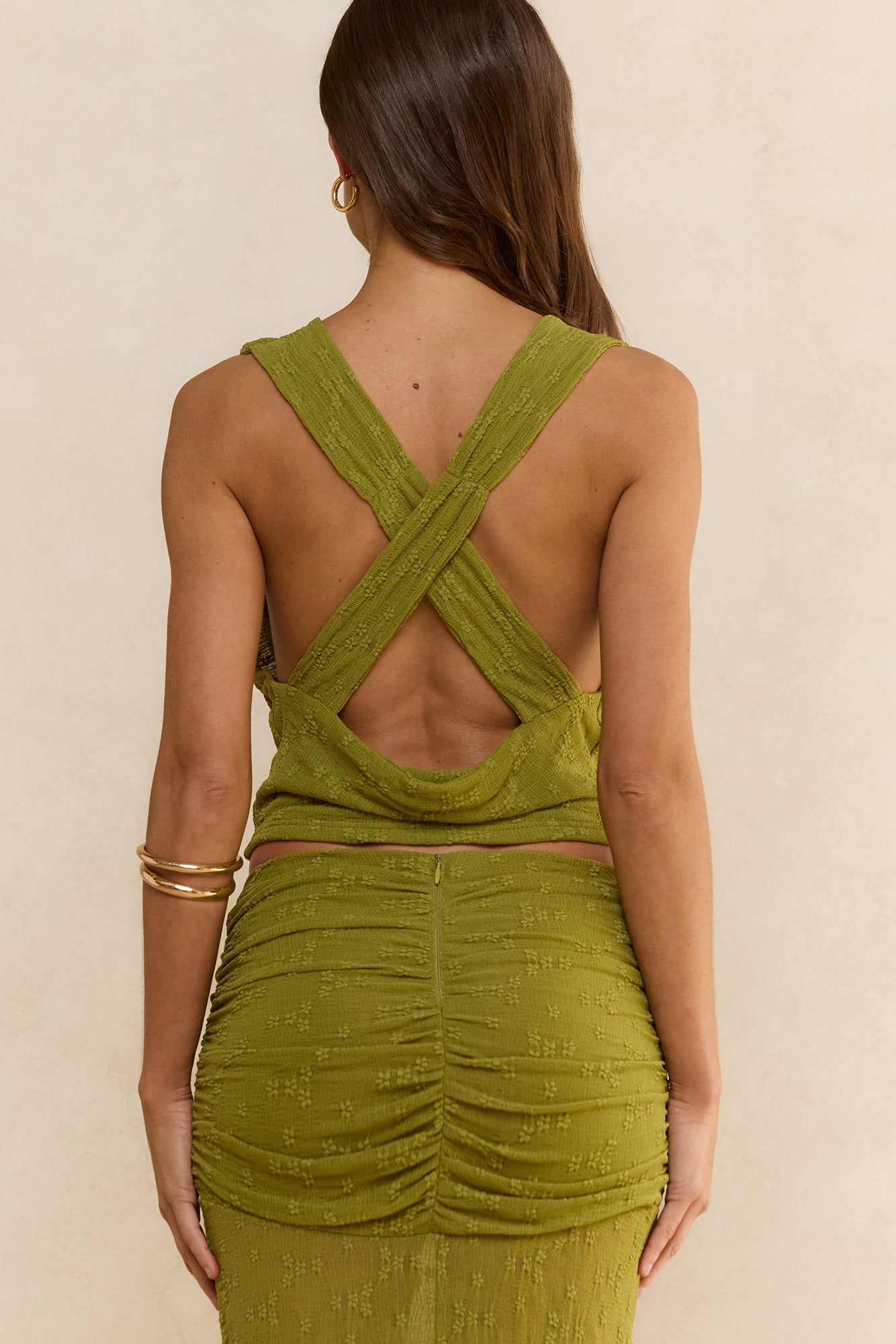 Sunkissed Lover Mesh Top Olive