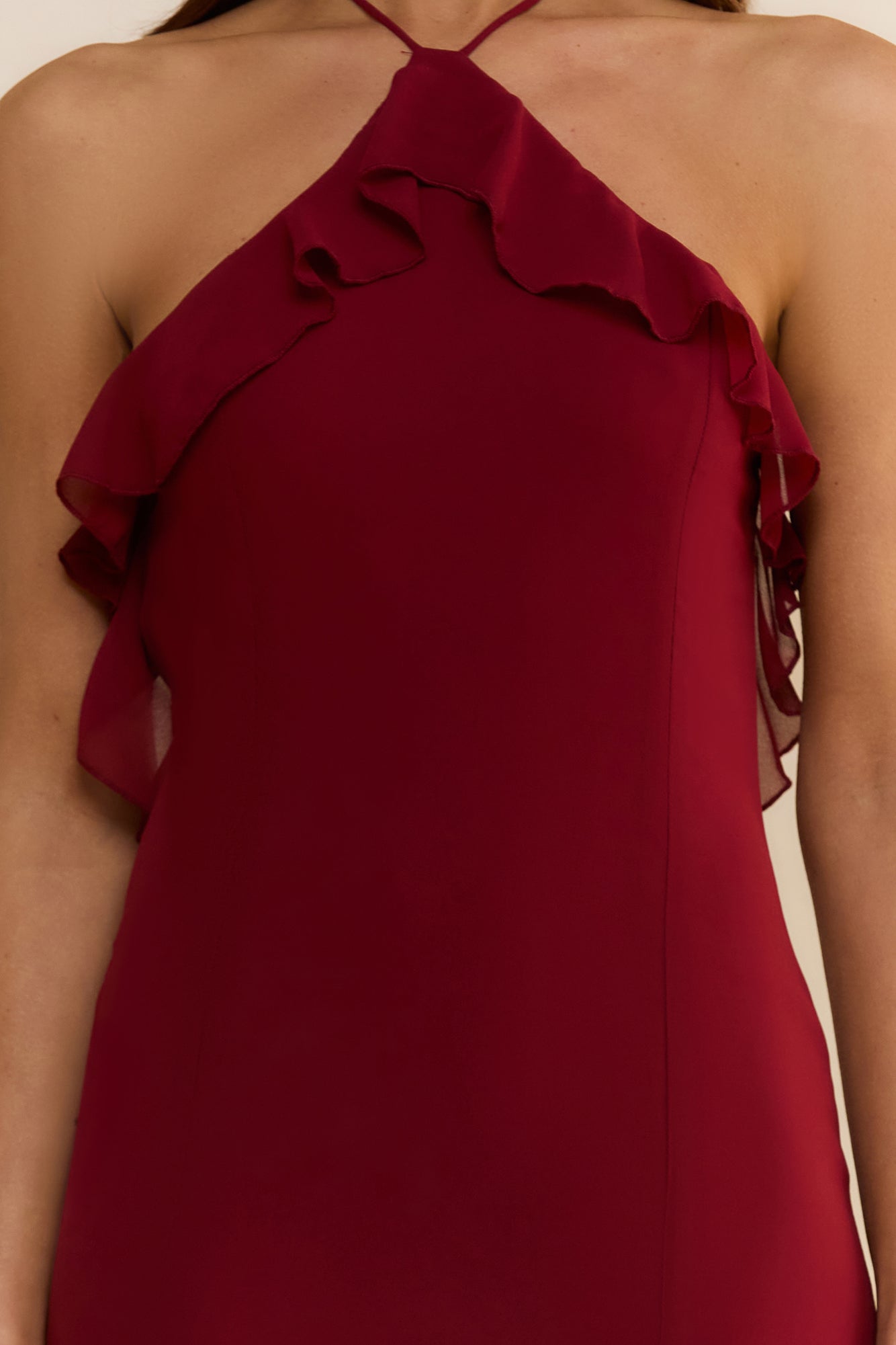 Showstopper Nights Maxi Dress Wine