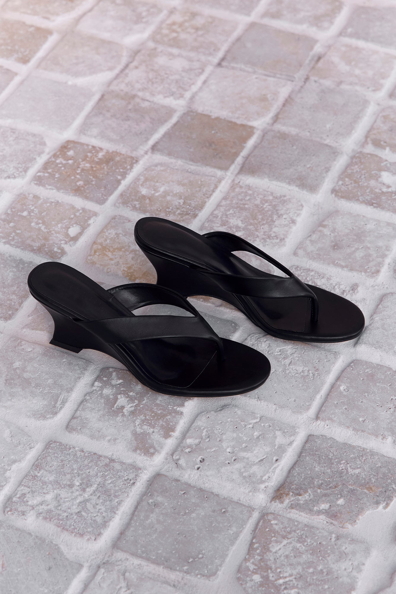 Orielle Wedge Heel Black