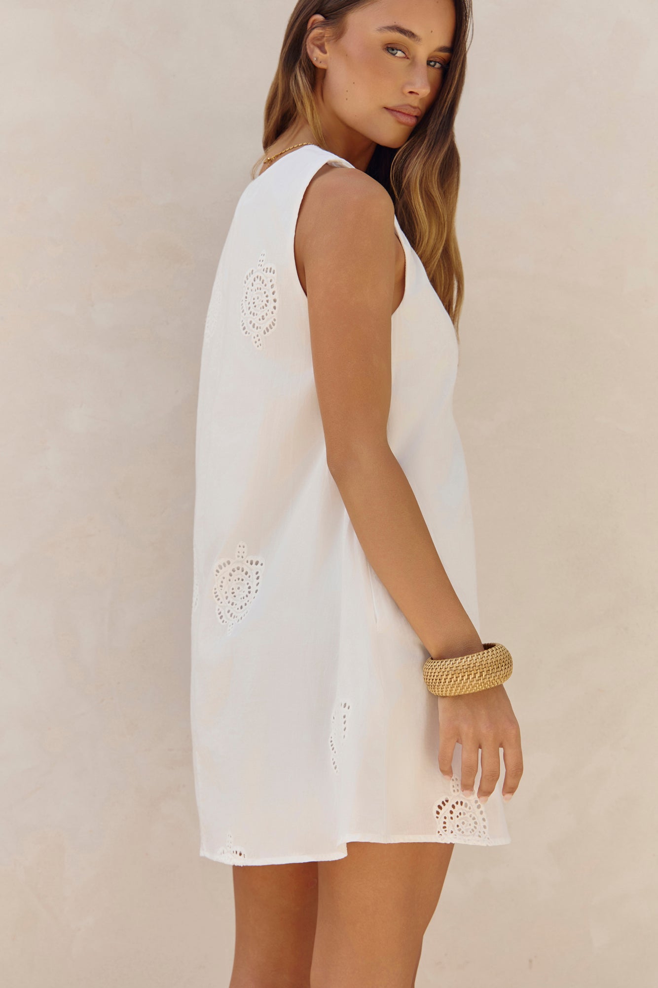 for the moment mini dress Love For The Moment Mini Dress White